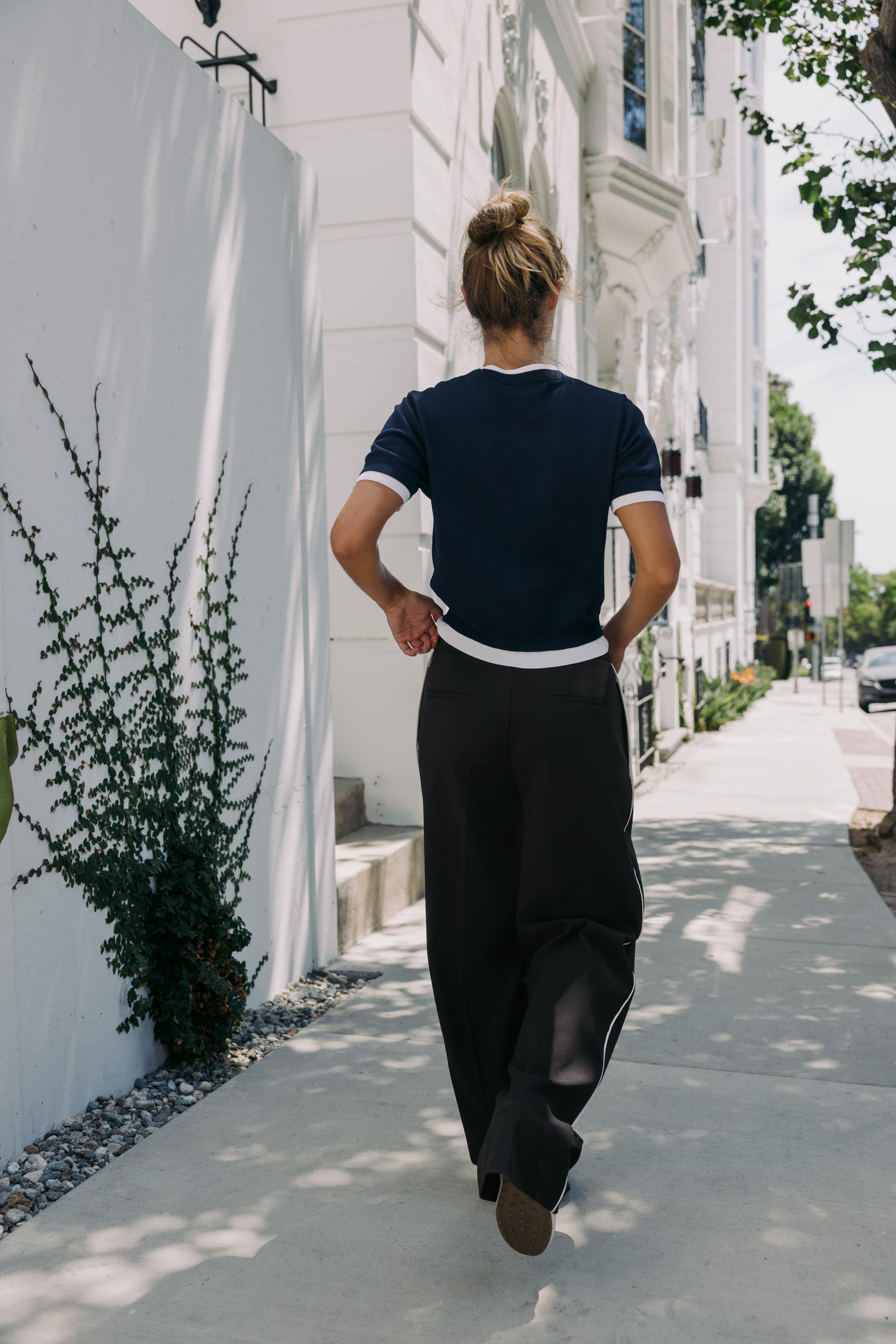 DOUBLE-LAYER TRIM CARDIGAN