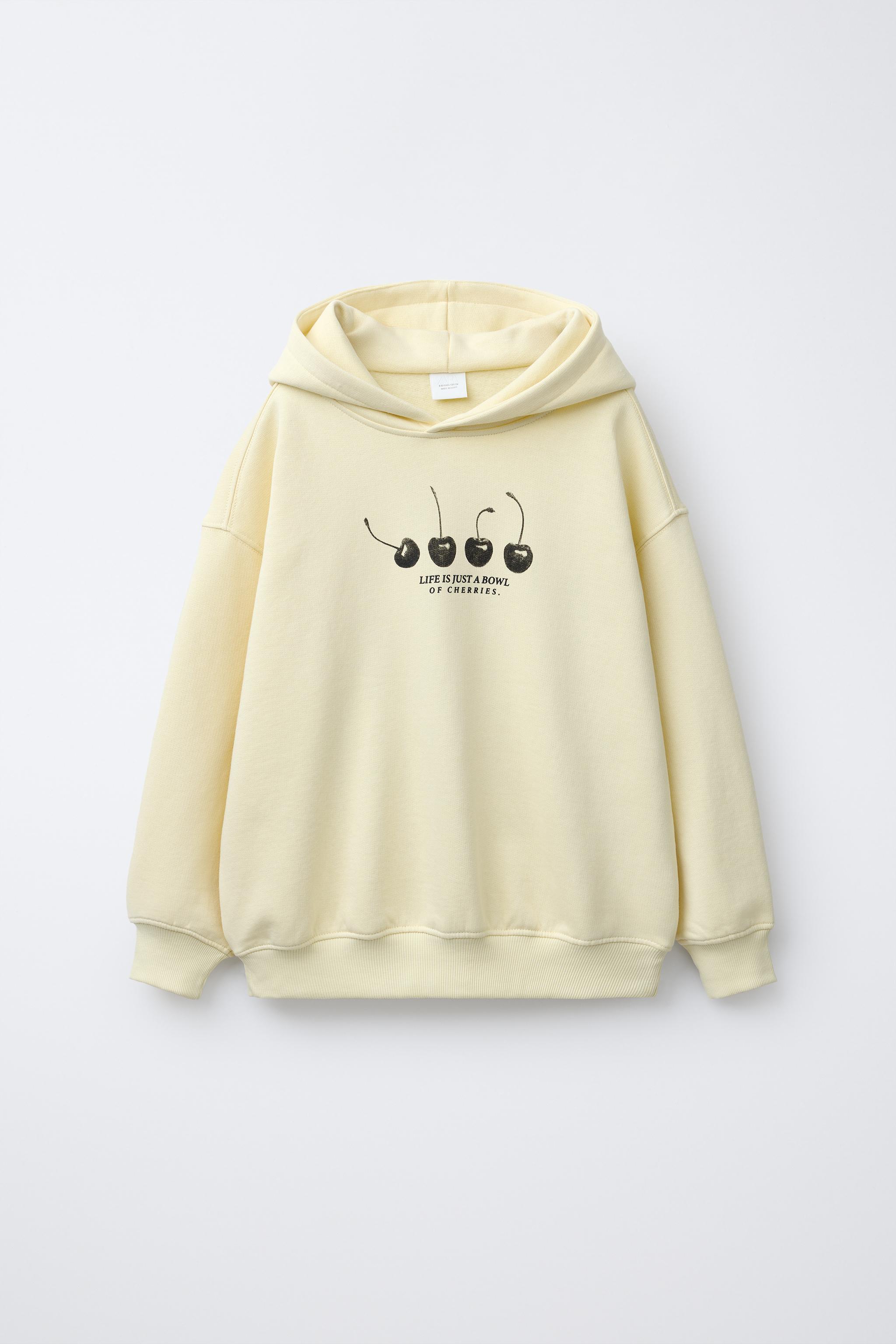 CHERRY PRINT SWEATSHIRT