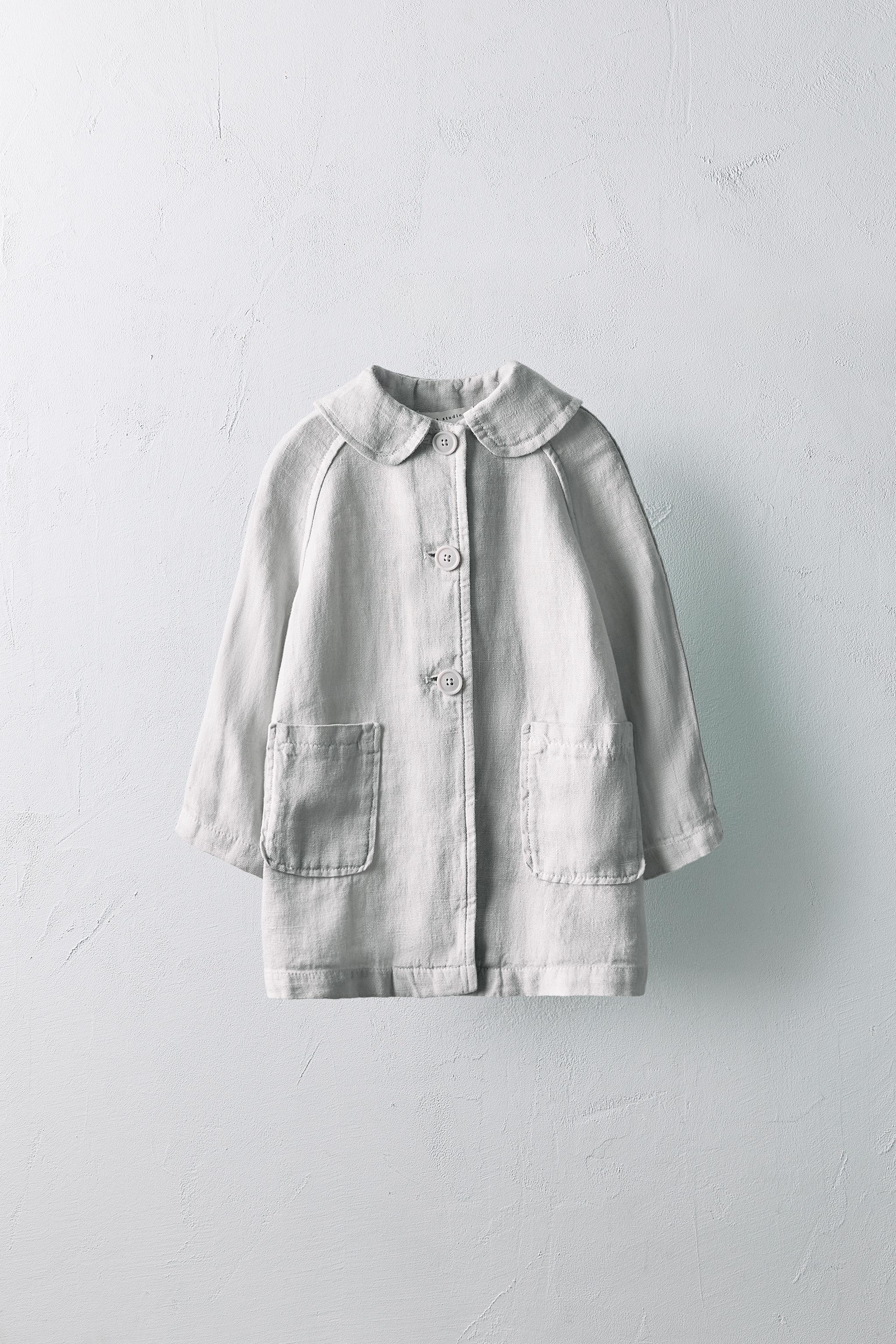AGES 2-5/ LIMITED EDITION 100% LINEN TRENCH COAT