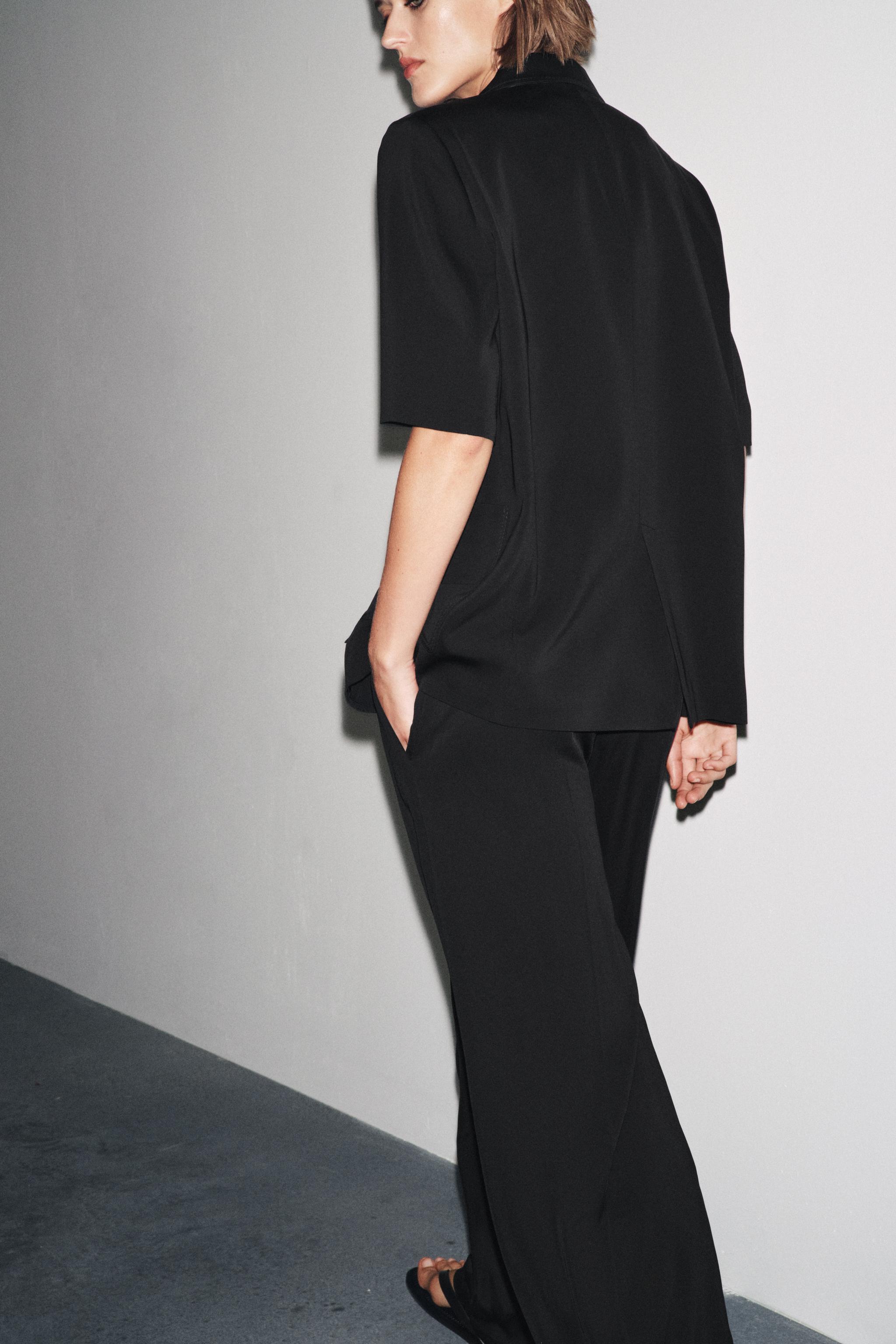 ZW COLLECTION SHORT SLEEVE BLAZER