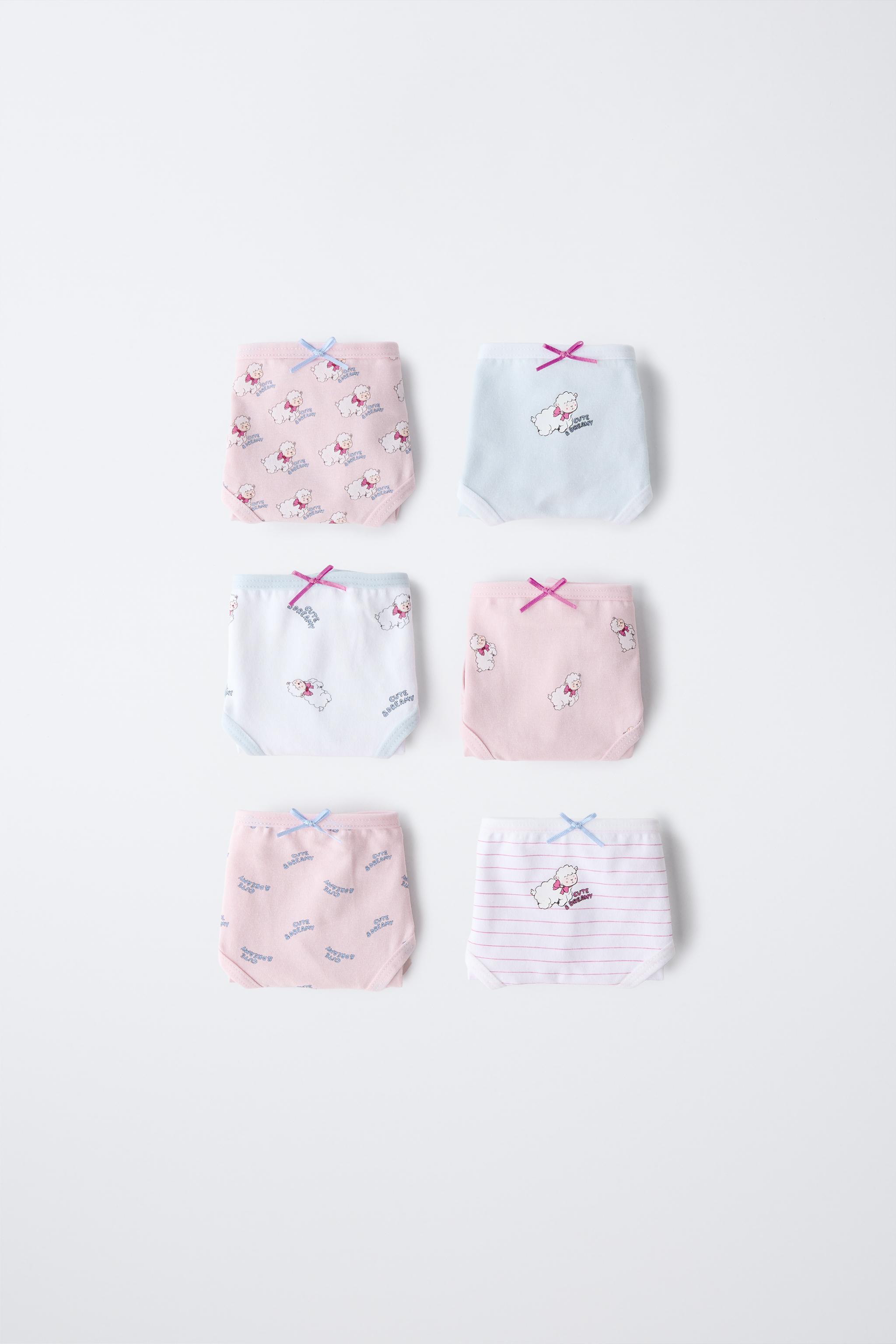 2-6 YEARS/ SIX-PACK OF SHEEP UNDERWEAR