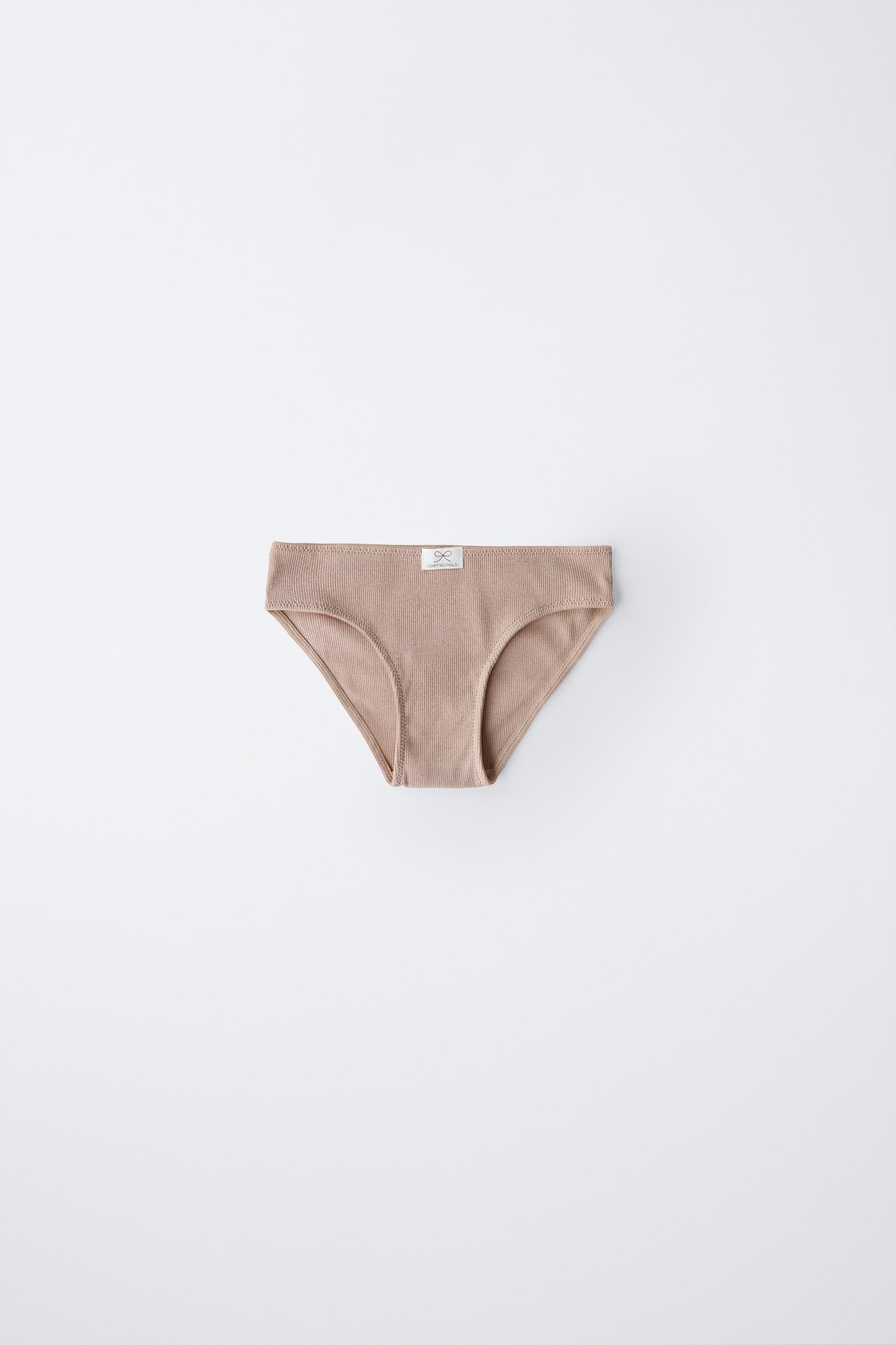 AGES 6-14/ THREE-PACK OF RIBBED BRIEFS WITH LABEL