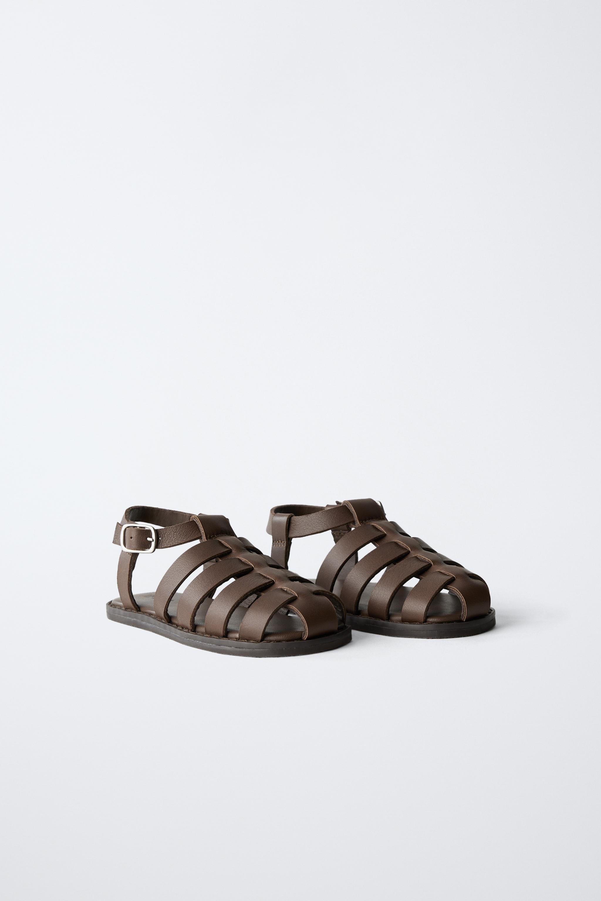 LEATHER FISHERMAN SANDALS WITH BUCKLE