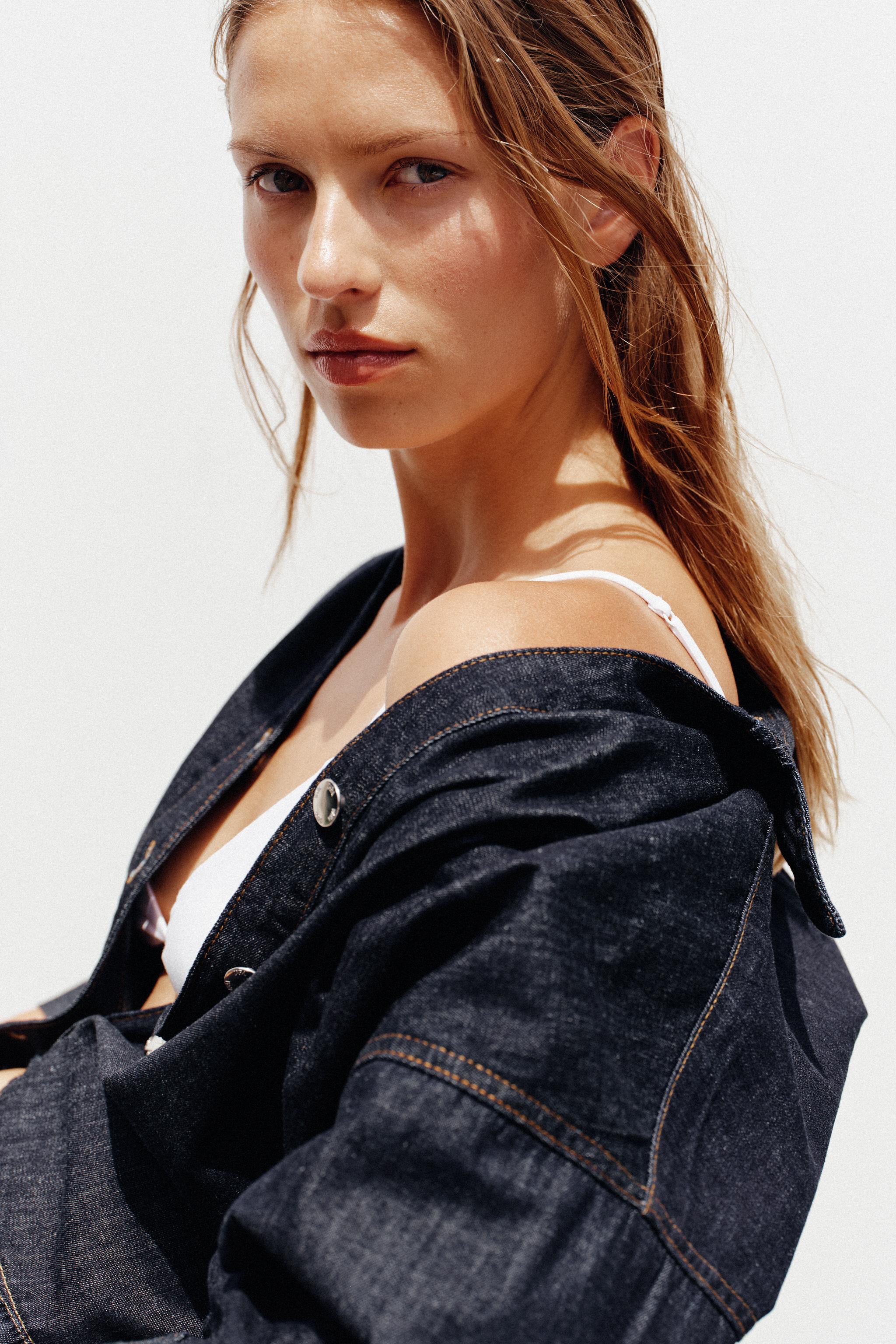 Z1975 WIDE SLEEVE DENIM SHIRT