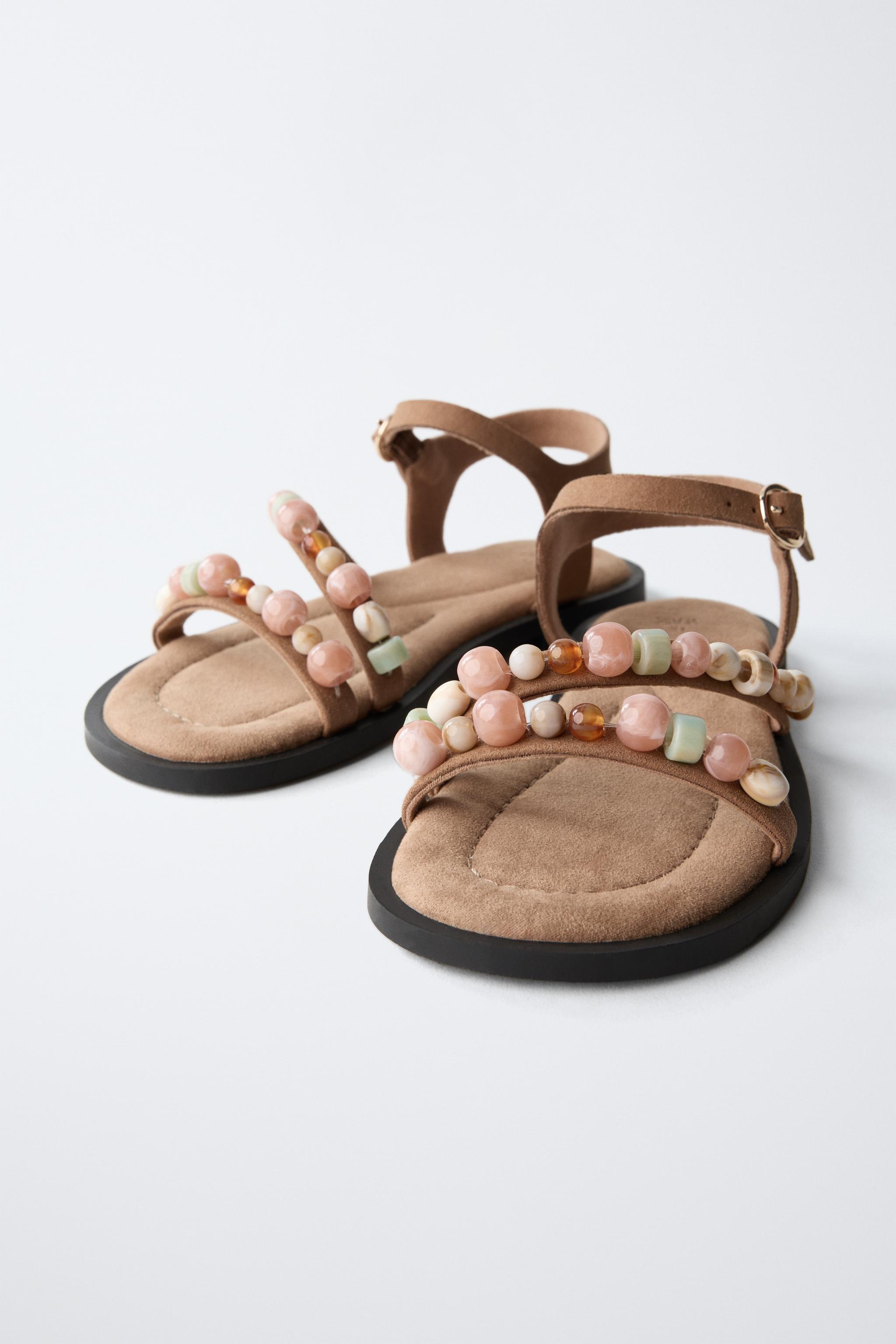 BEADED SANDALS