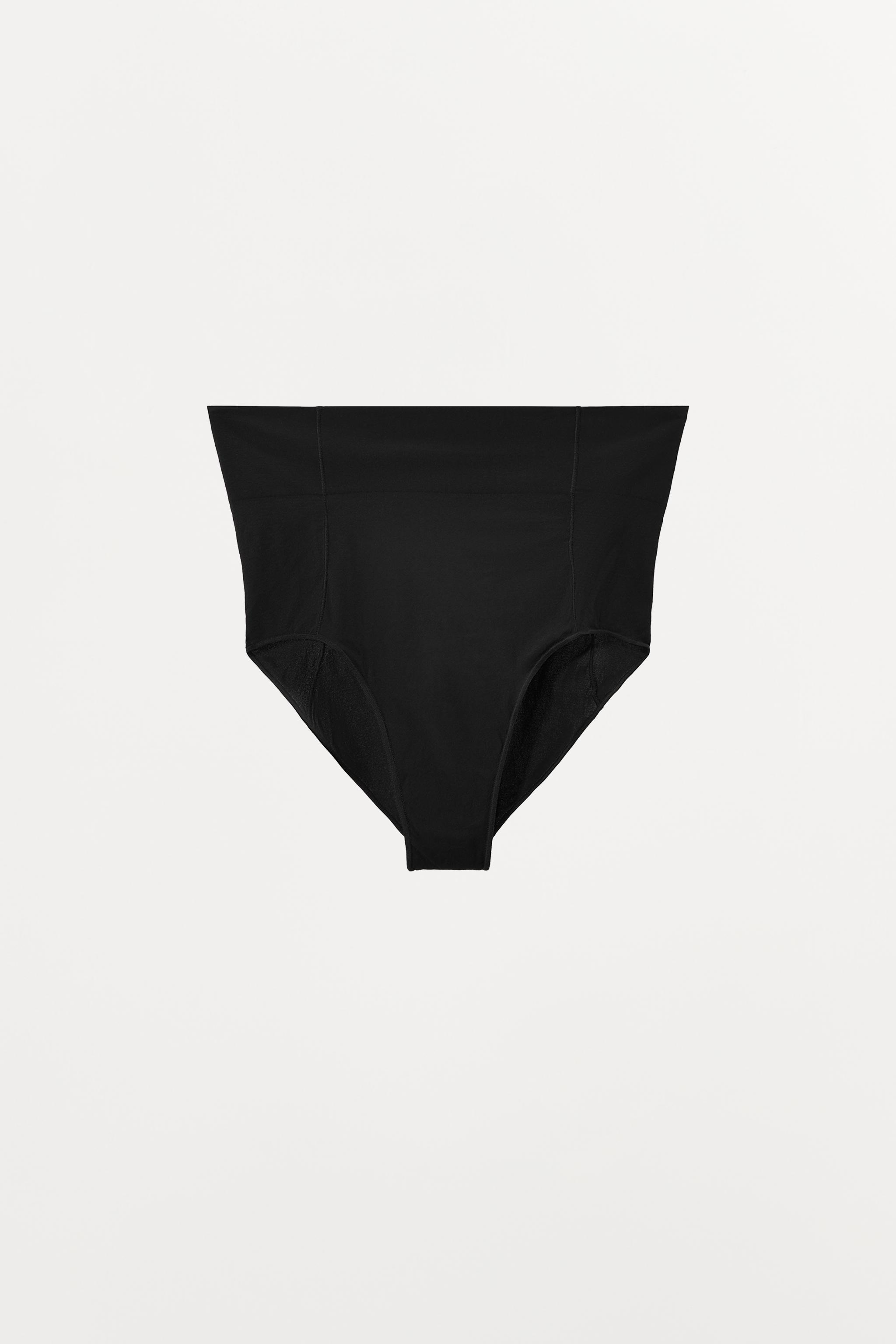 HIGH WAIST PANTIES WITH POLYAMIDE