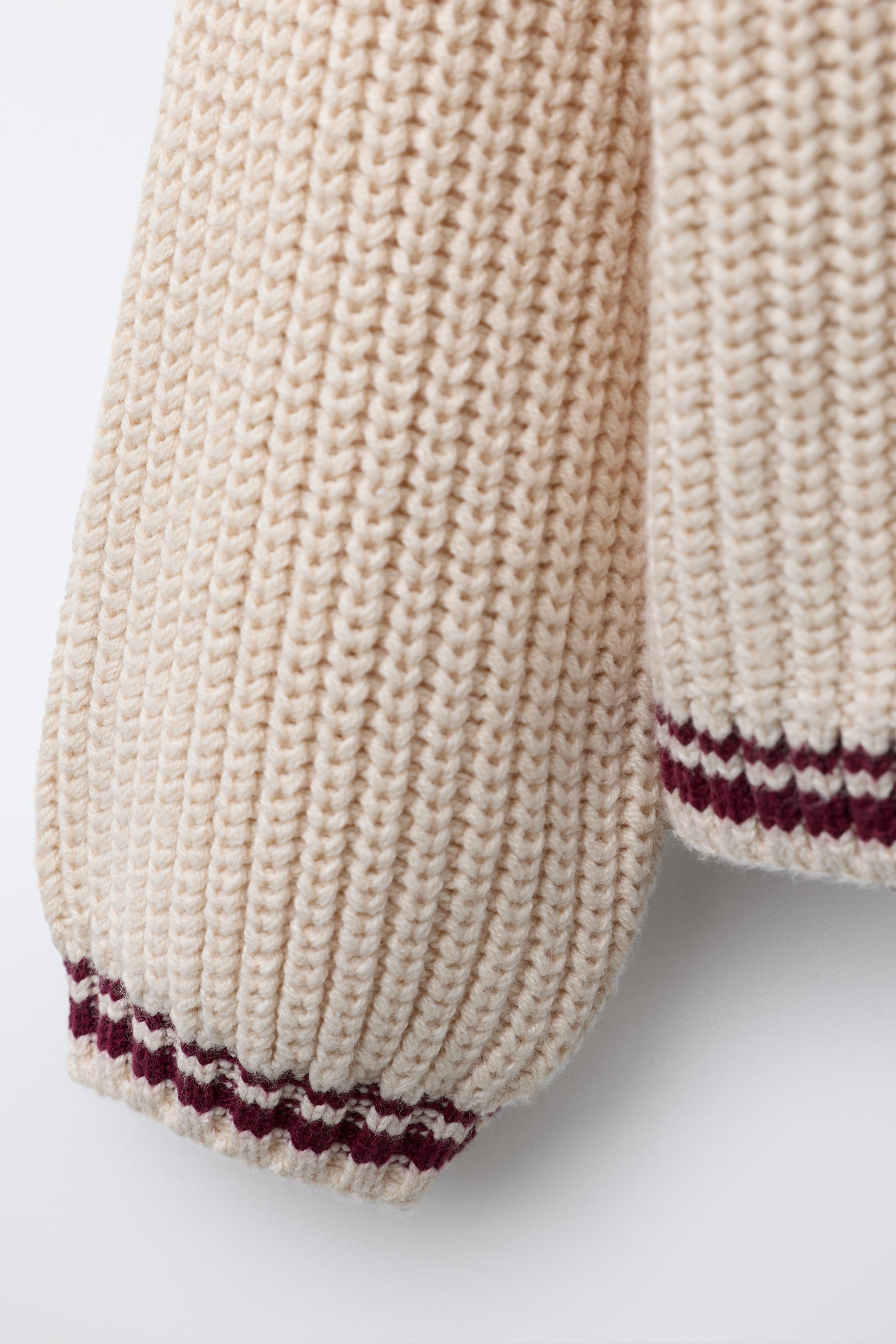 VARSITY BEAR EMBROIDERED CARDIGAN