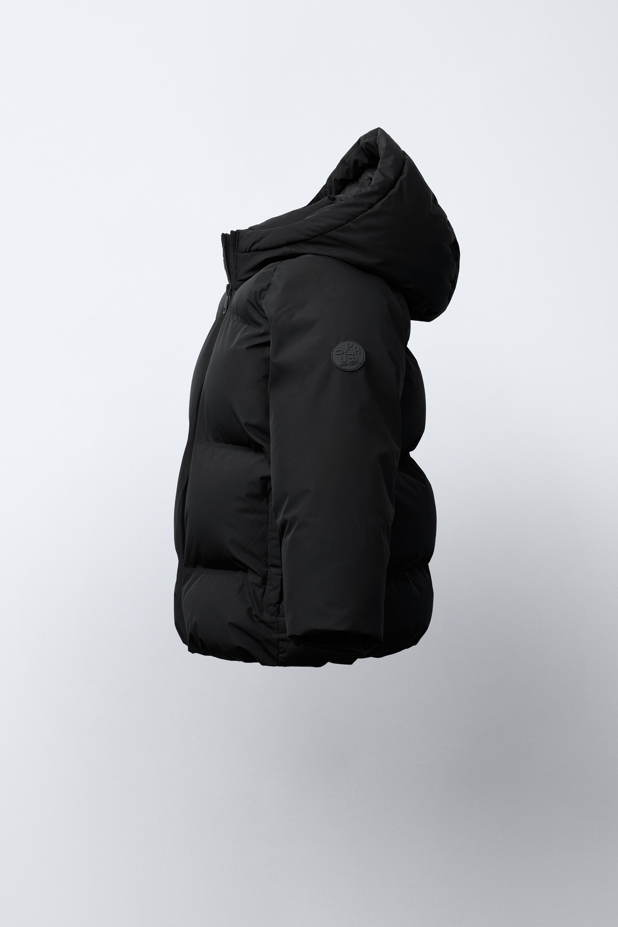 WATER REPELLENT HOODED PUFFER JACKET