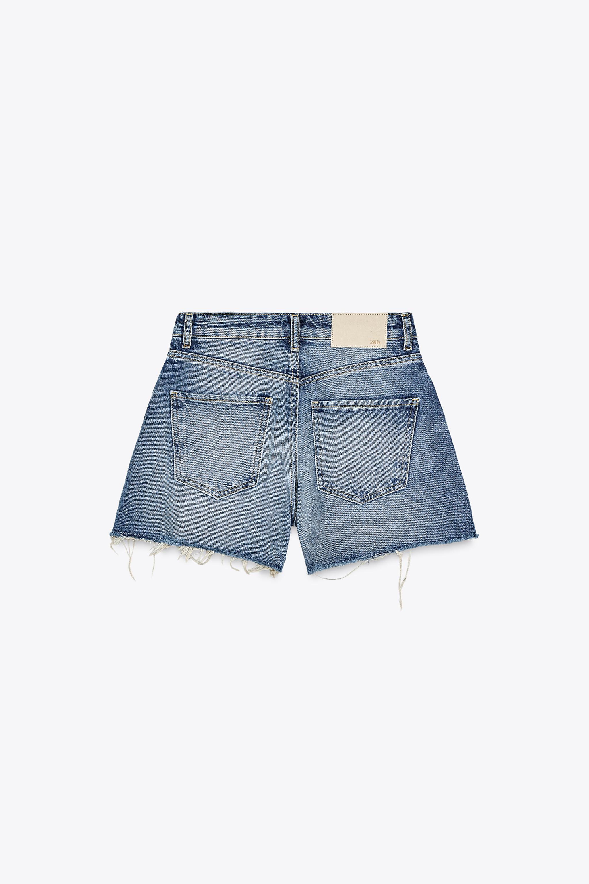Z1975 RIPPED LOW-RISE SHORTS