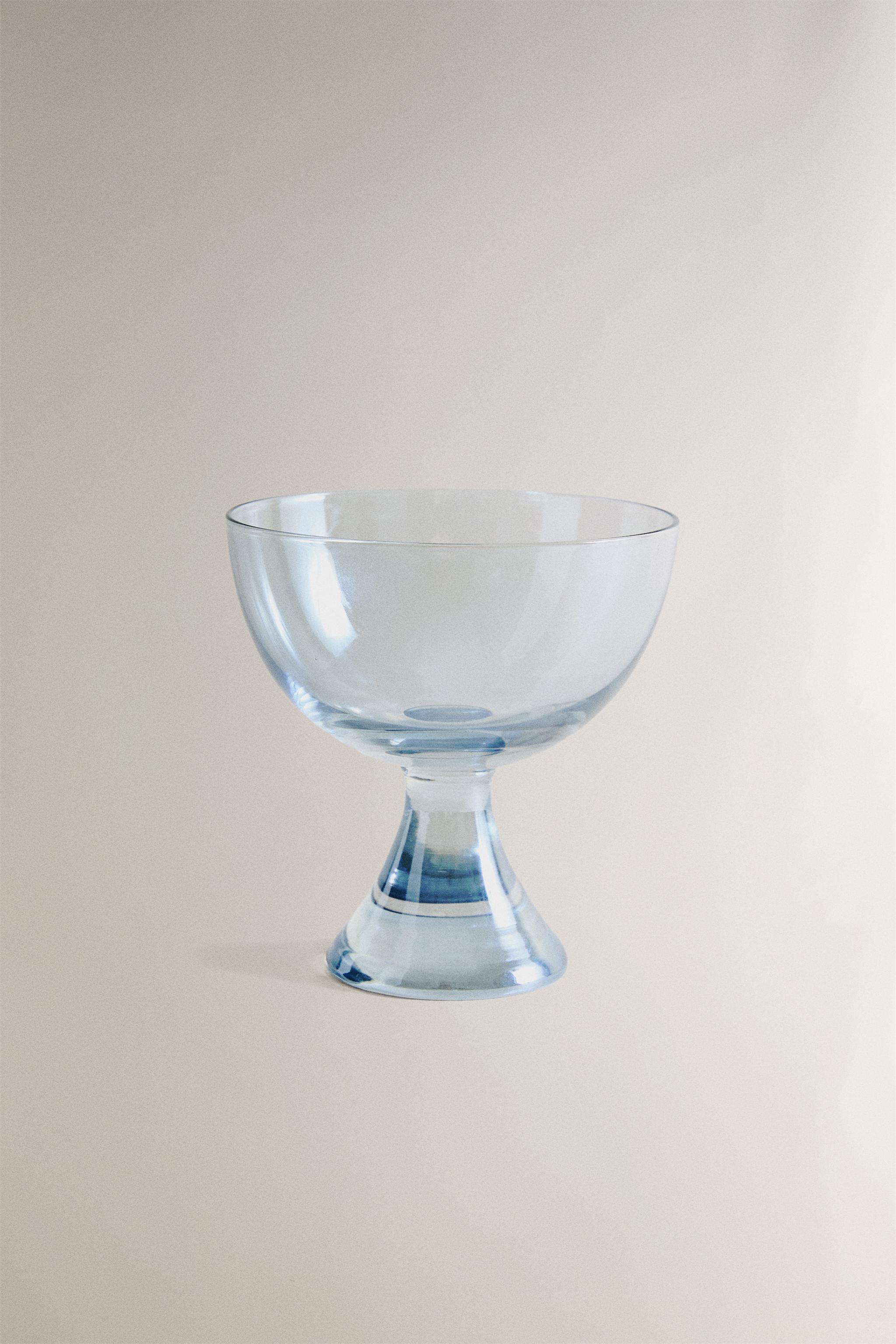 COLORED GLASS ICE-CREAM CUP