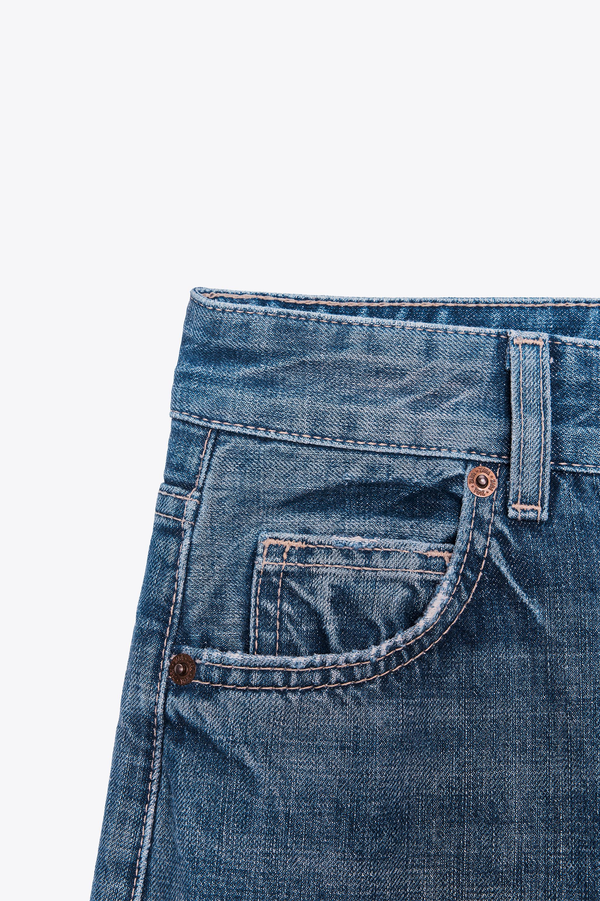 TRF HIGH WAIST WIDE LEG FULL LENGTH JEANS