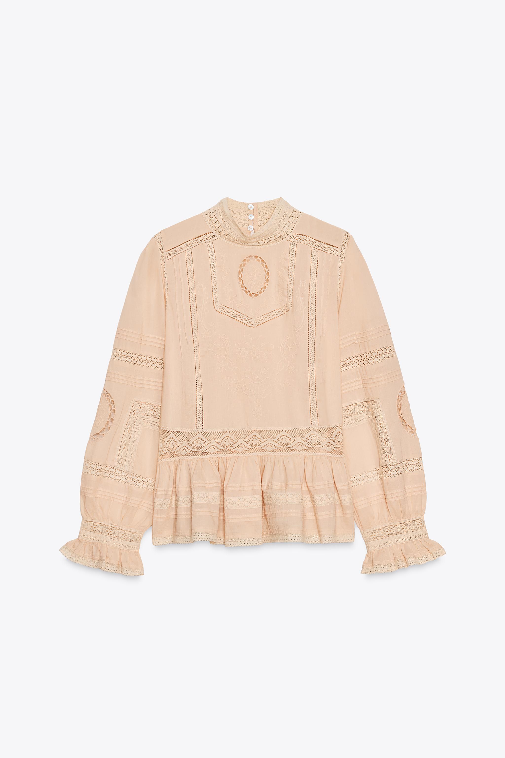 ZW COLLECTION EMBROIDERED ROMANTIC SHIRT