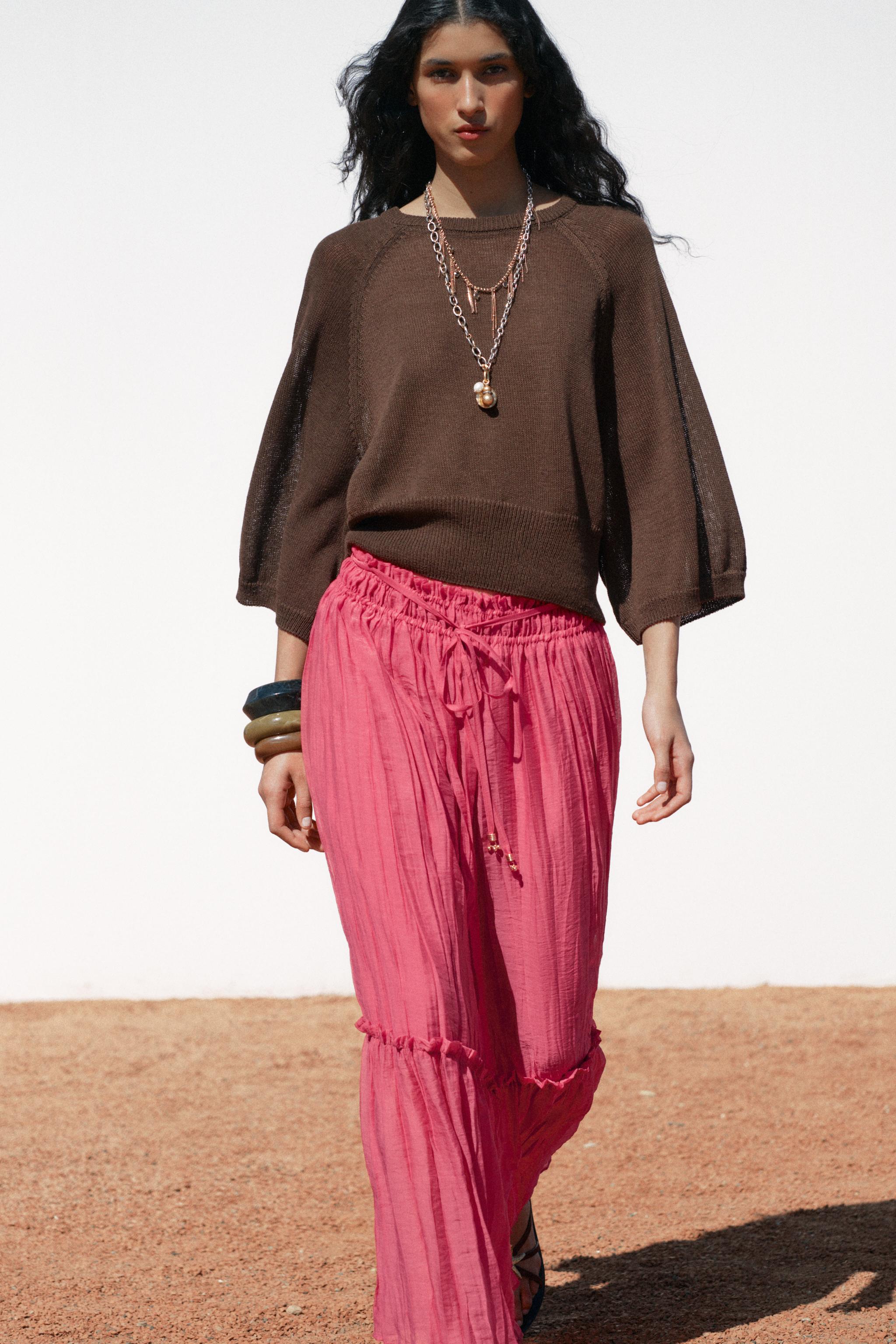 WIDE SLEEVE KNIT SWEATER