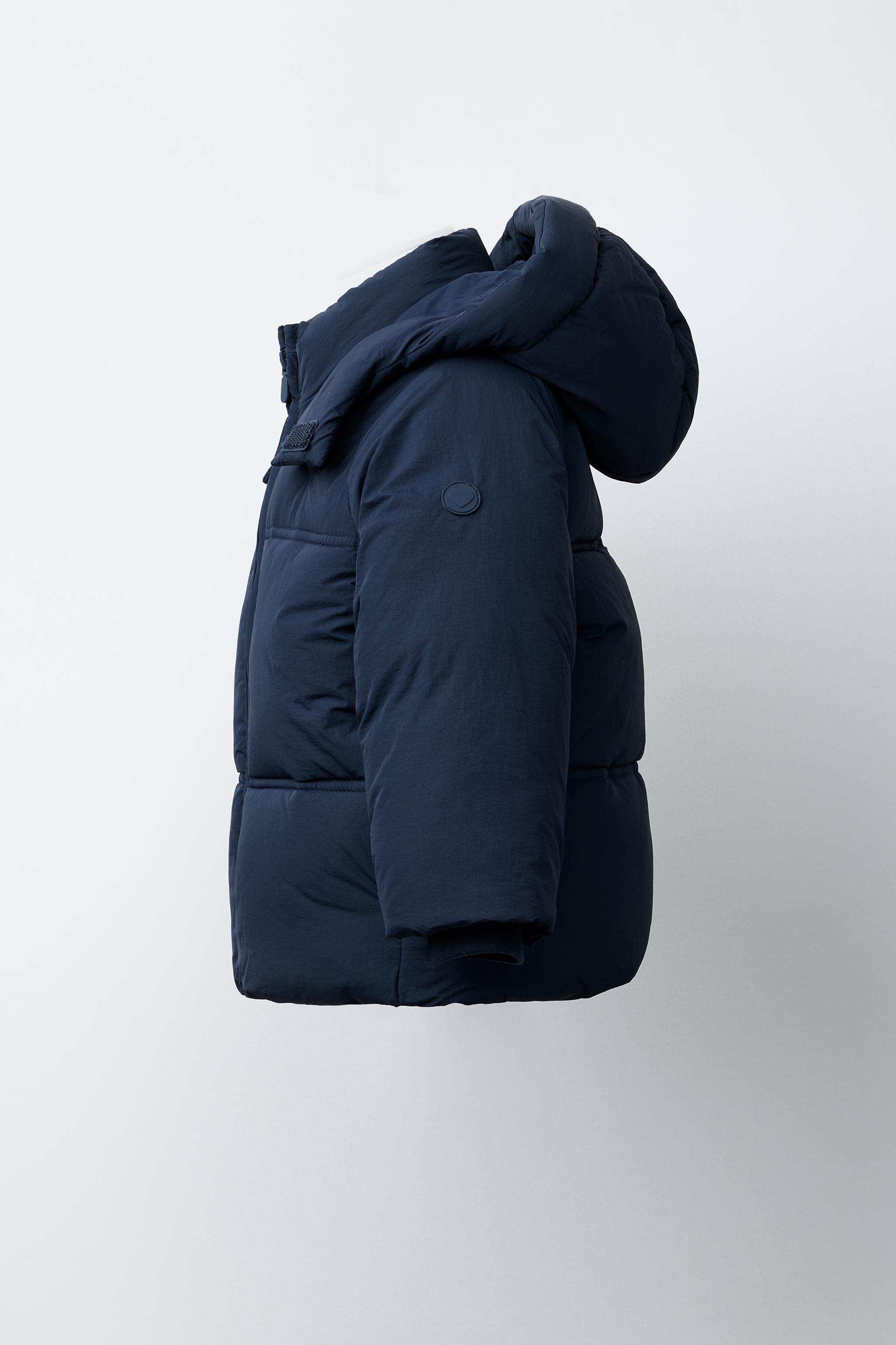 WATER REPELLENT HOODED PUFFER JACKET