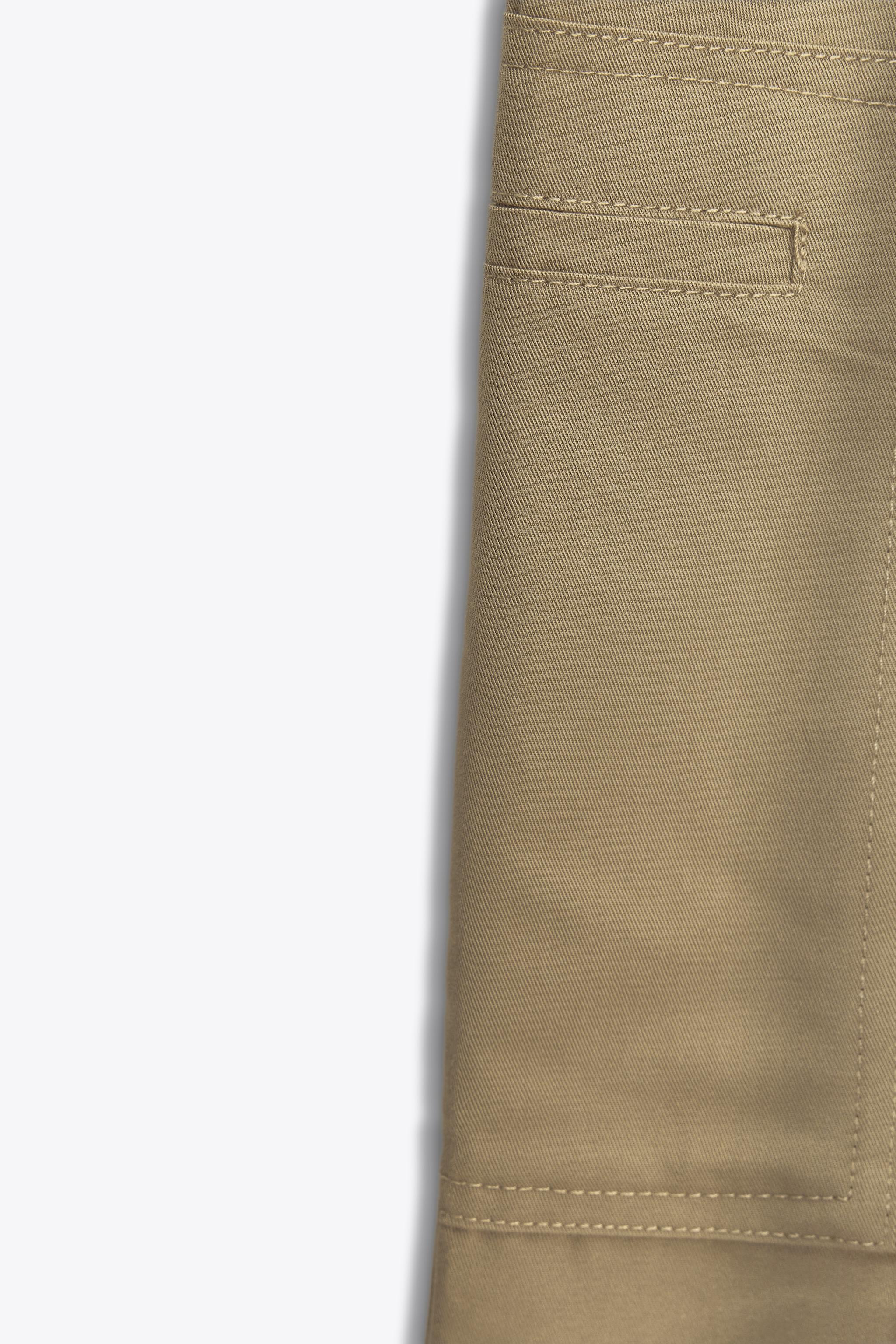 PLEATED CARGO PANTS