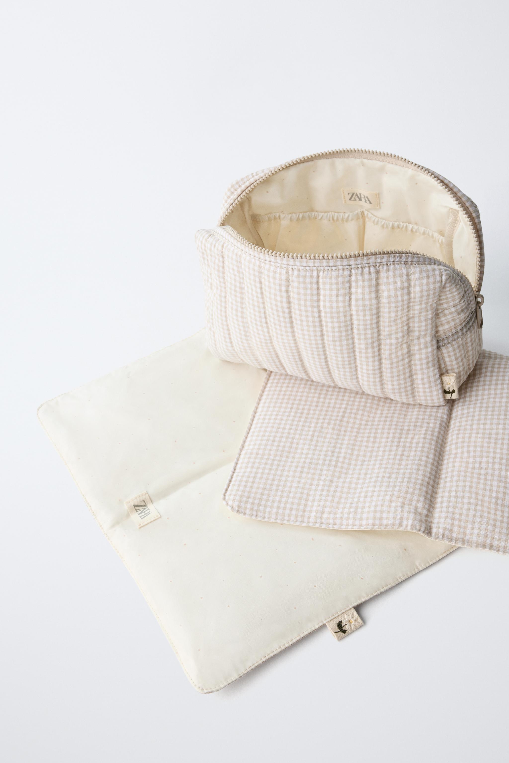 GINGHAM MATERNITY BAG