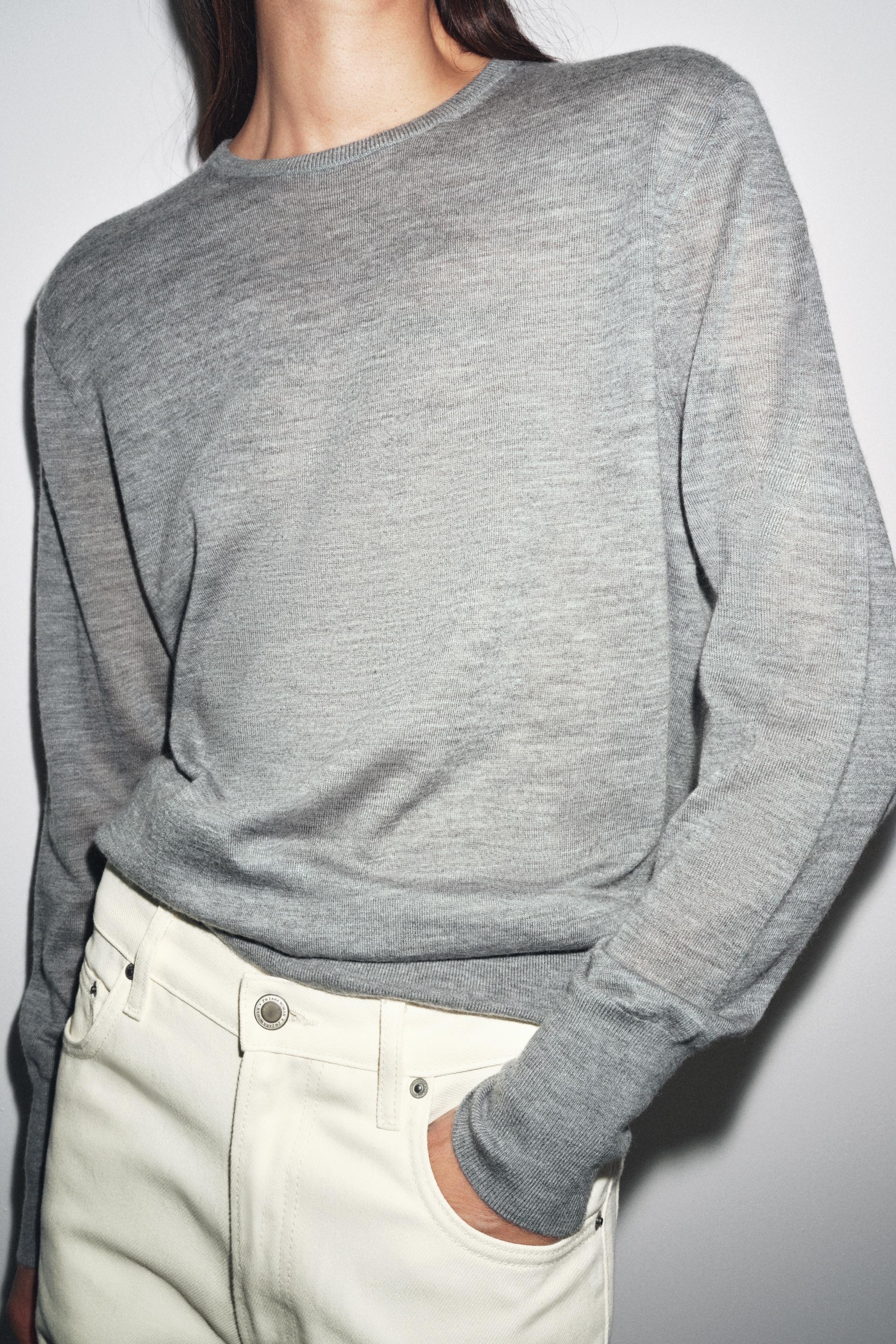 100% EXTRAFINE CASHMERE SWEATER