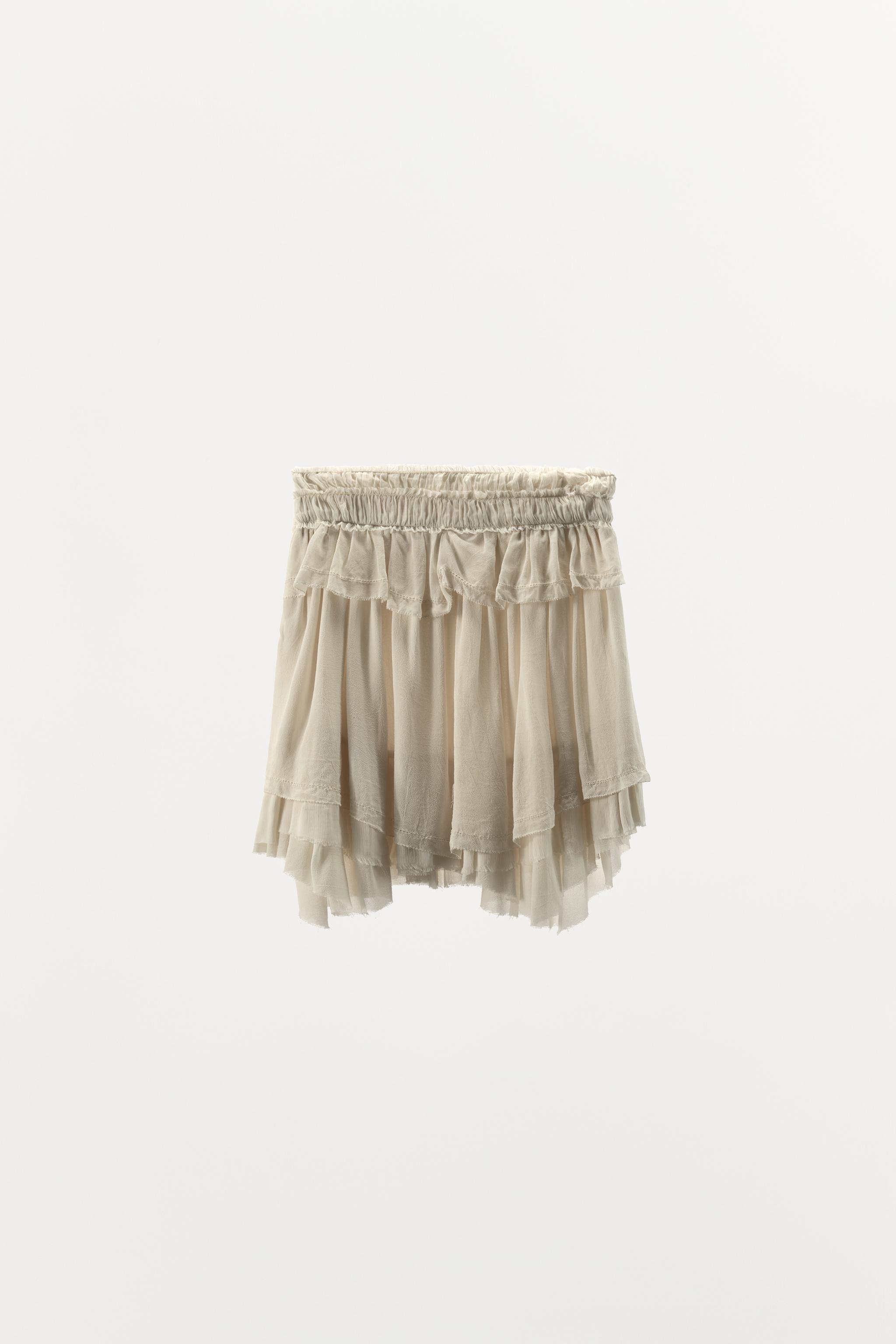 LIMITED EDITION GEORGETTE RUFFLE SKIRT