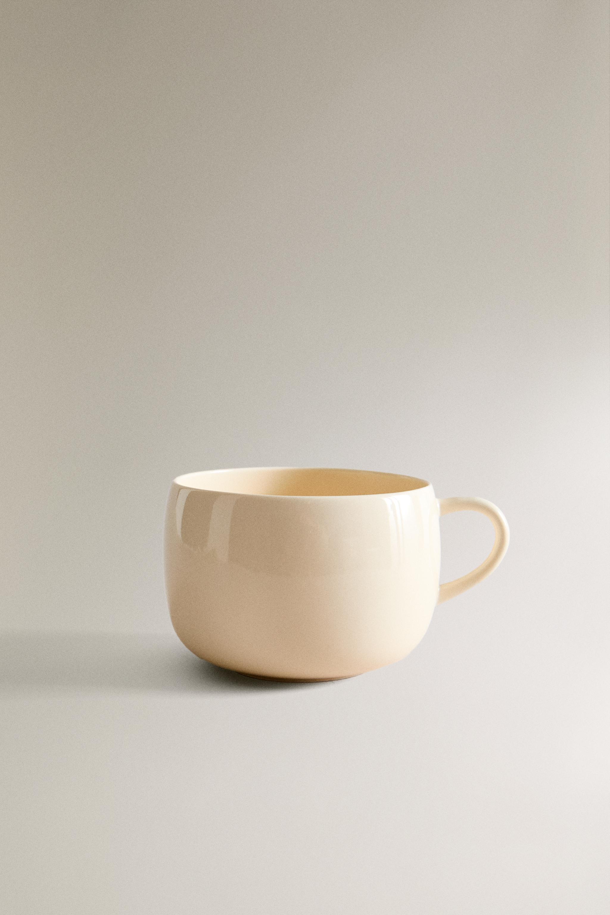 PLAIN STONEWARE DEEP MUG