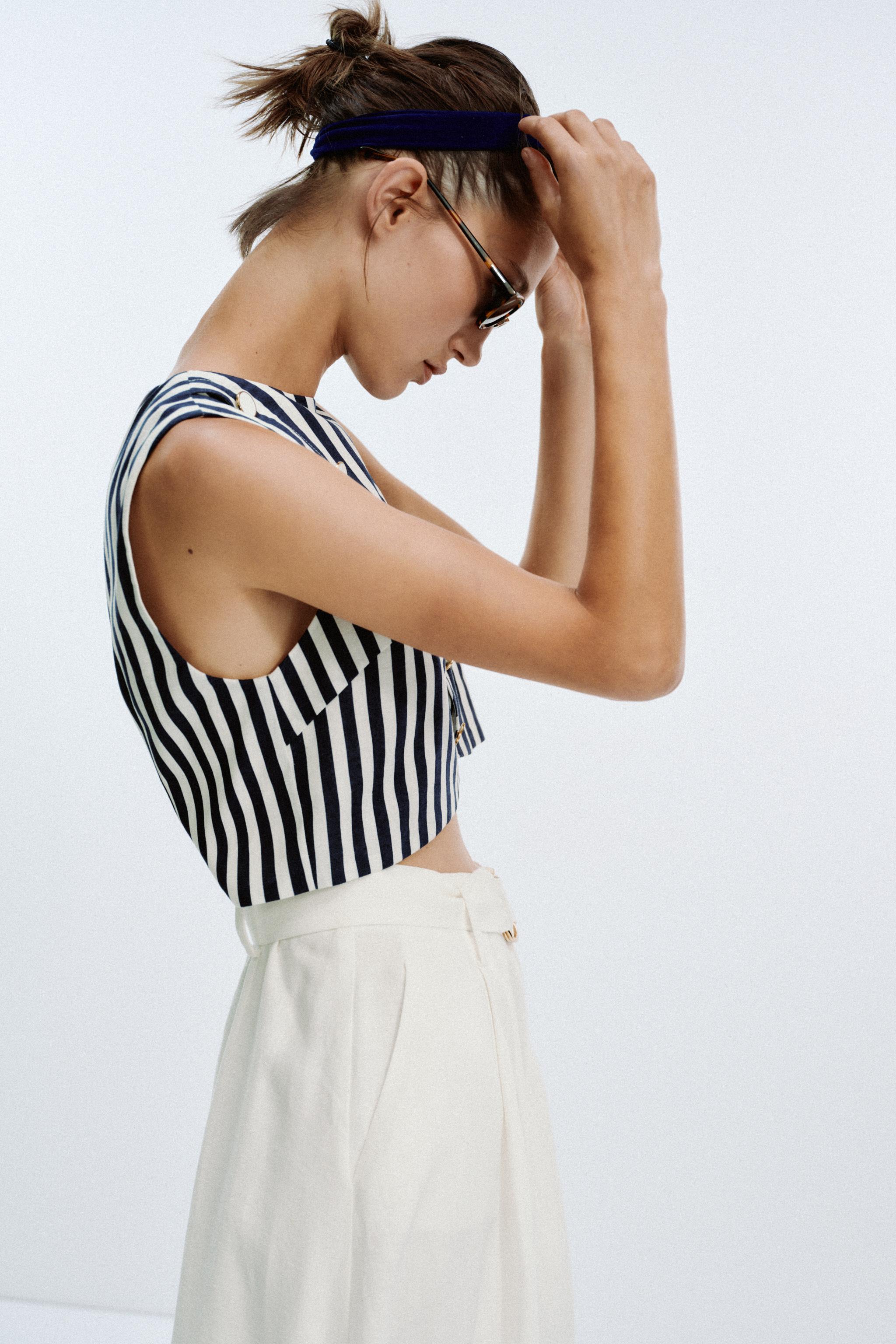 LINEN BELTED COMBINATION MAXI DRESS