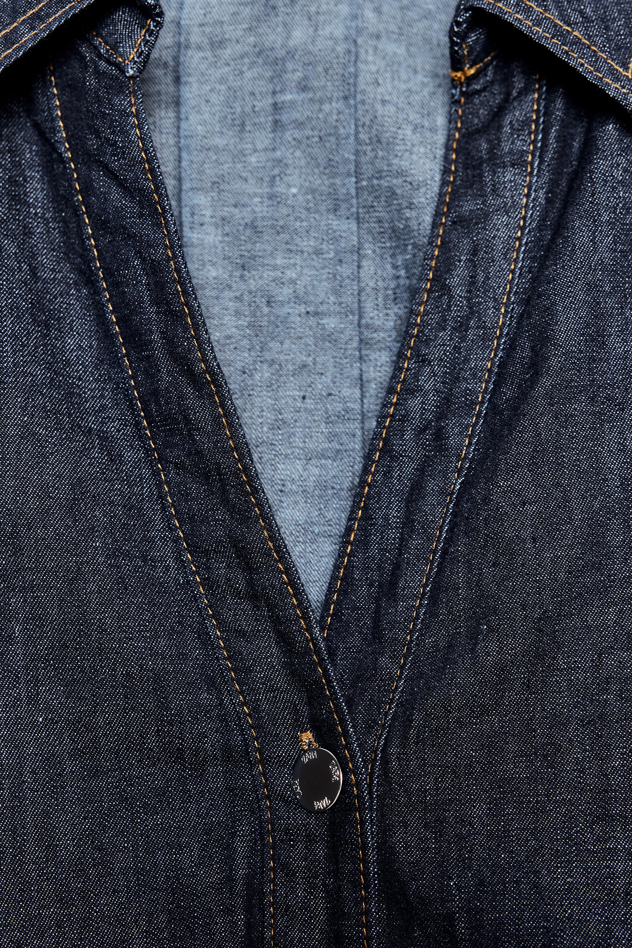 Z1975 WIDE SLEEVE DENIM SHIRT