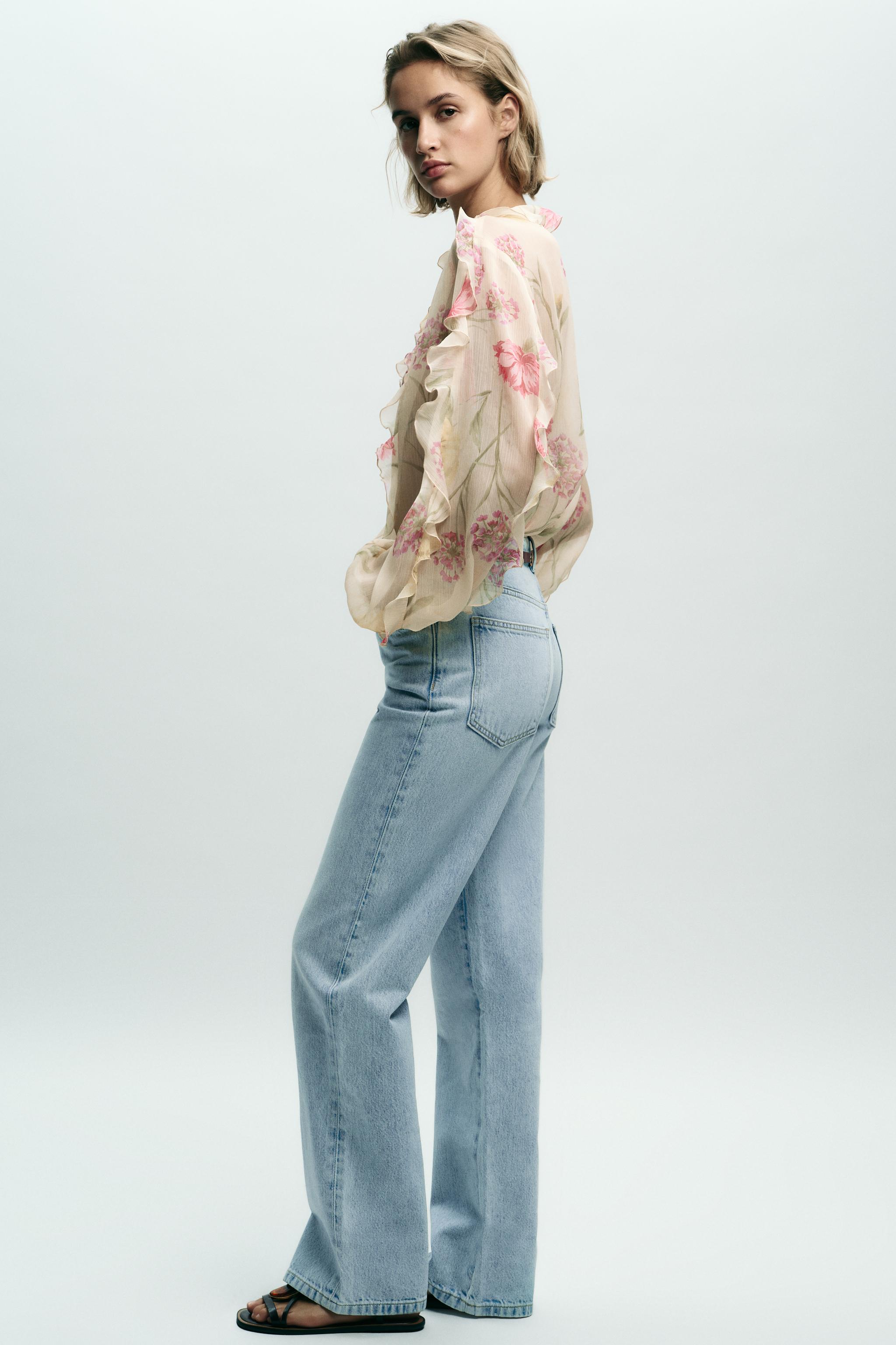 Z1975 HIGH-WAISTED REGULAR FIT JEANS WITH BELT