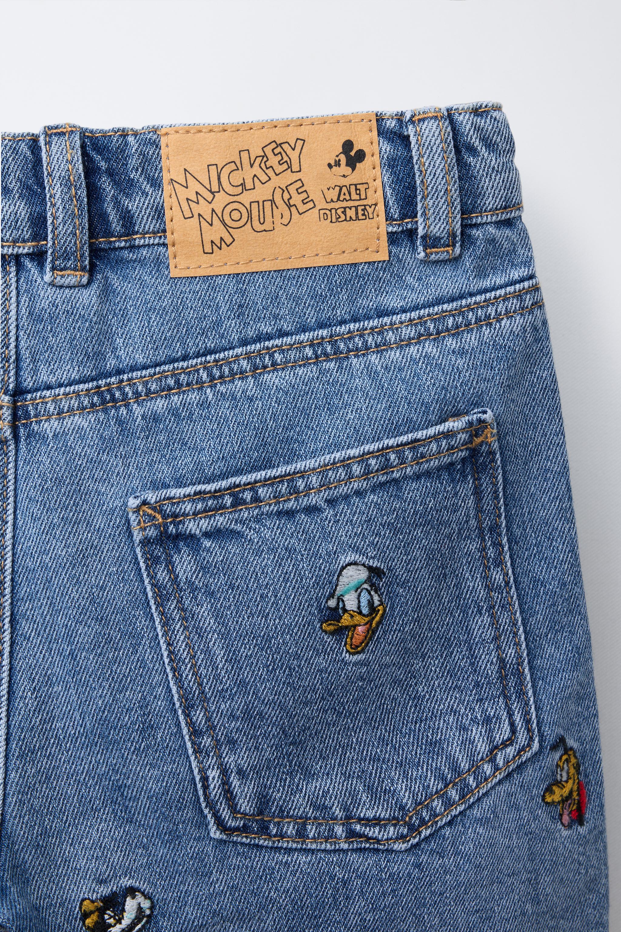 MICKEY MOUSE AND FRIENDS © DISNEY DENIM BERMUDA SHORTS