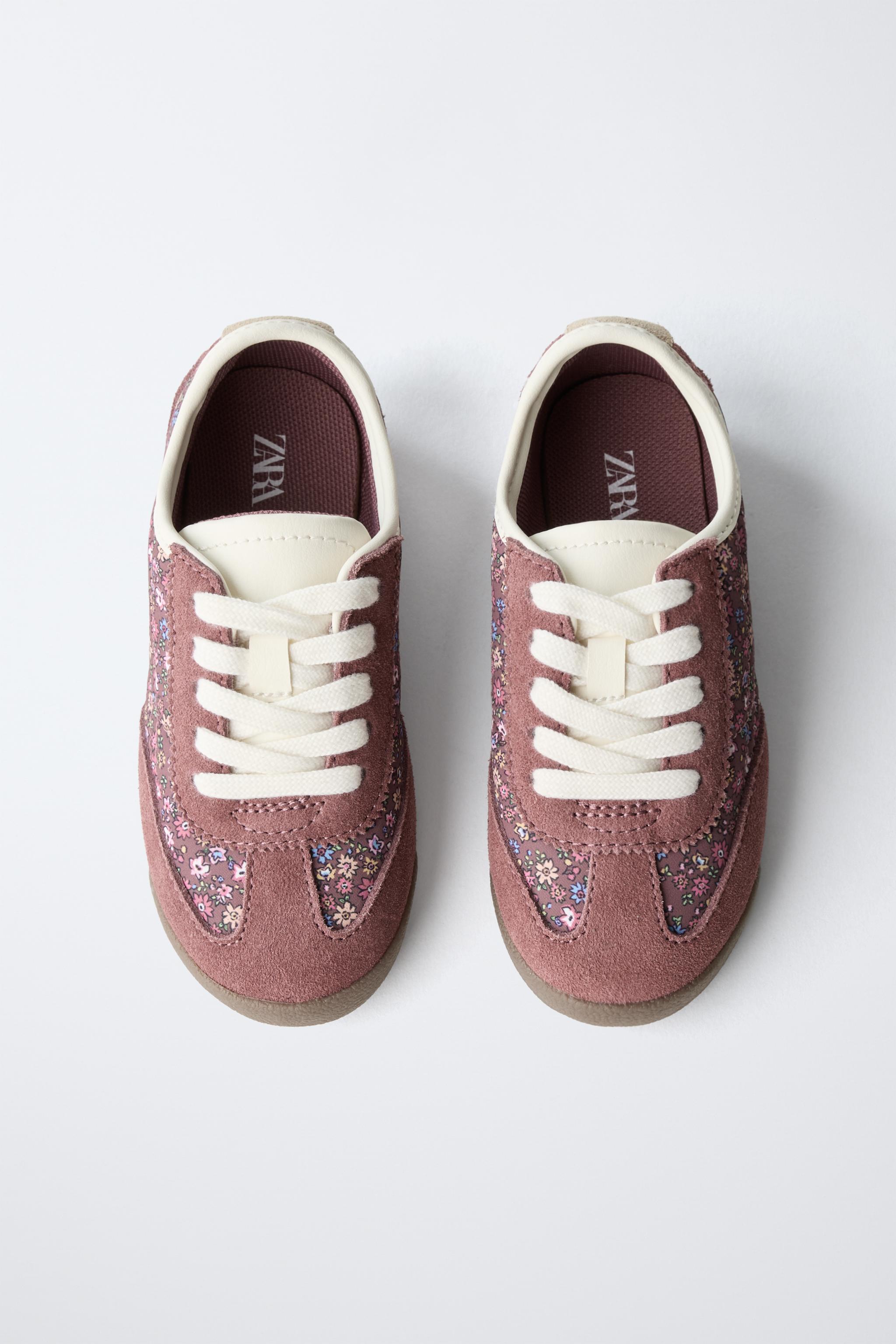 FLOWER PRINT SNEAKERS