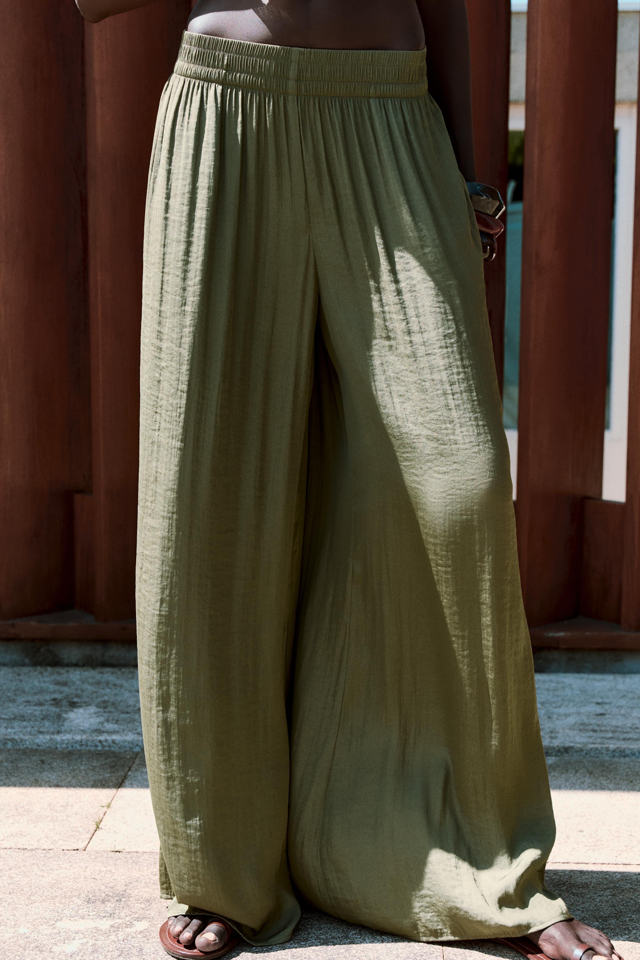 FLOWY WIDE LEG PANTS