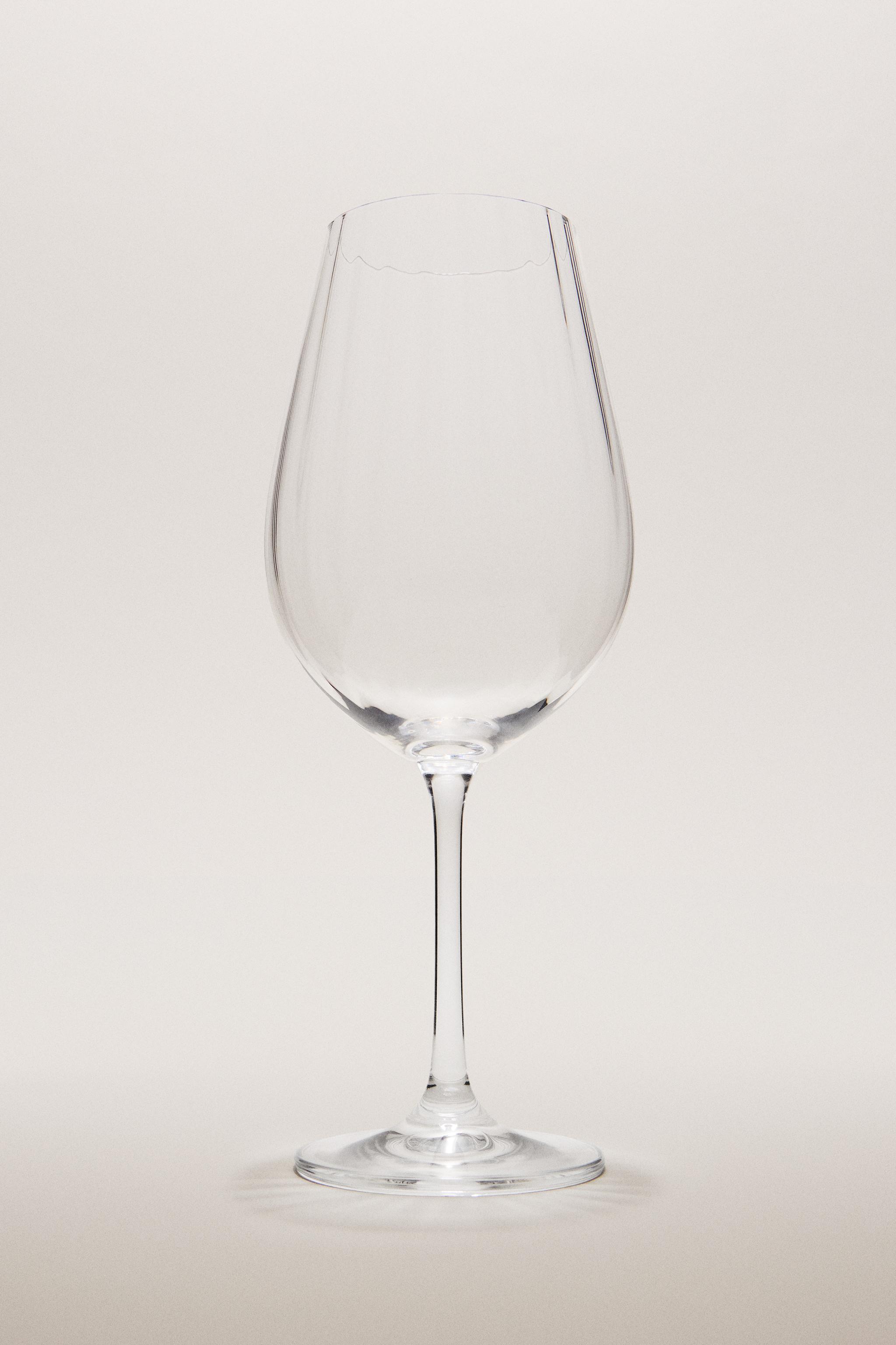 TEXTURED CRYSTALLINE WINE GLASS