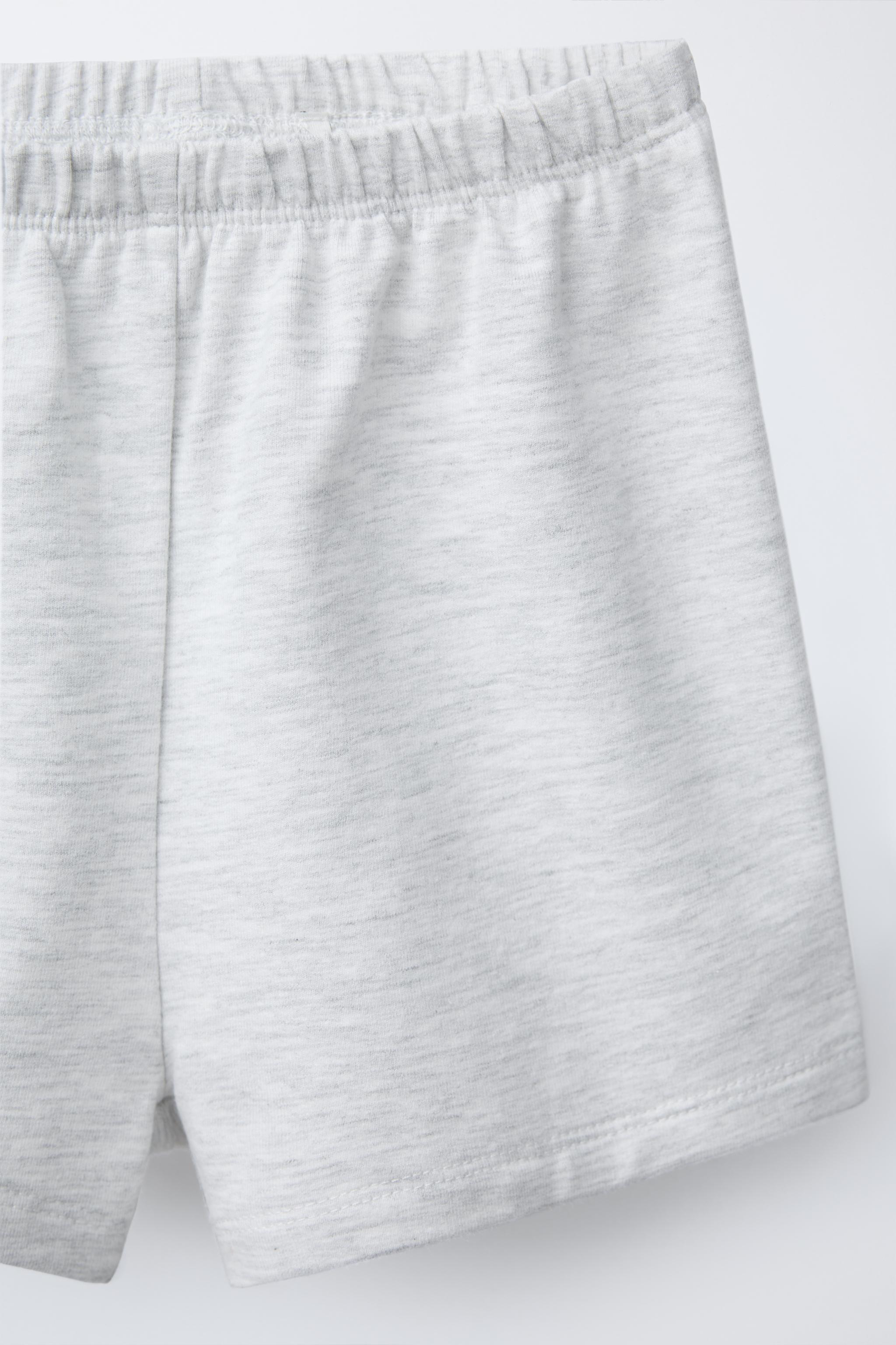 TEXT SWEATSHIRT AND BERMUDA SET