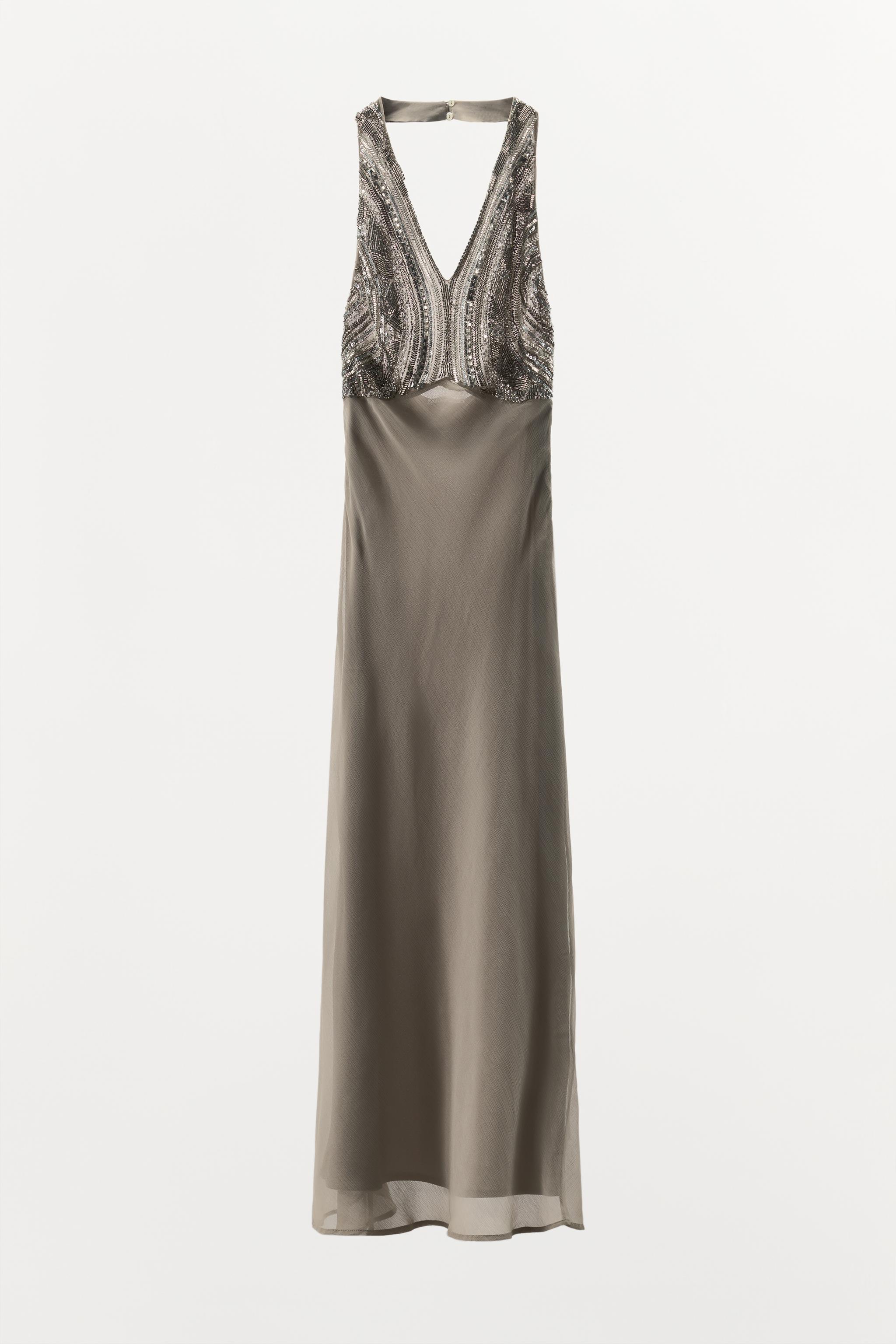 LONG EMBROIDERED DRESS