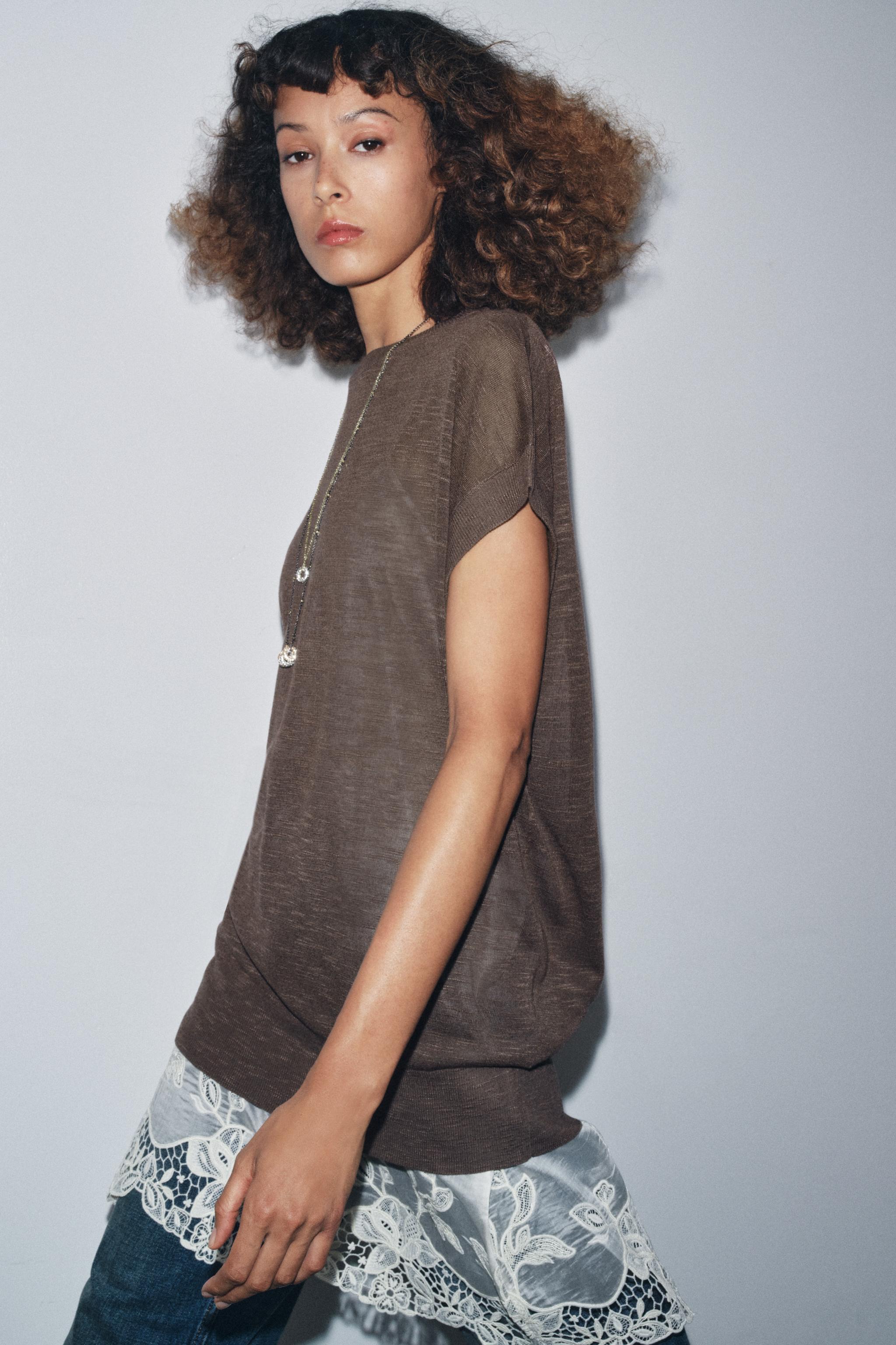 COMBINATION KNIT DRESS