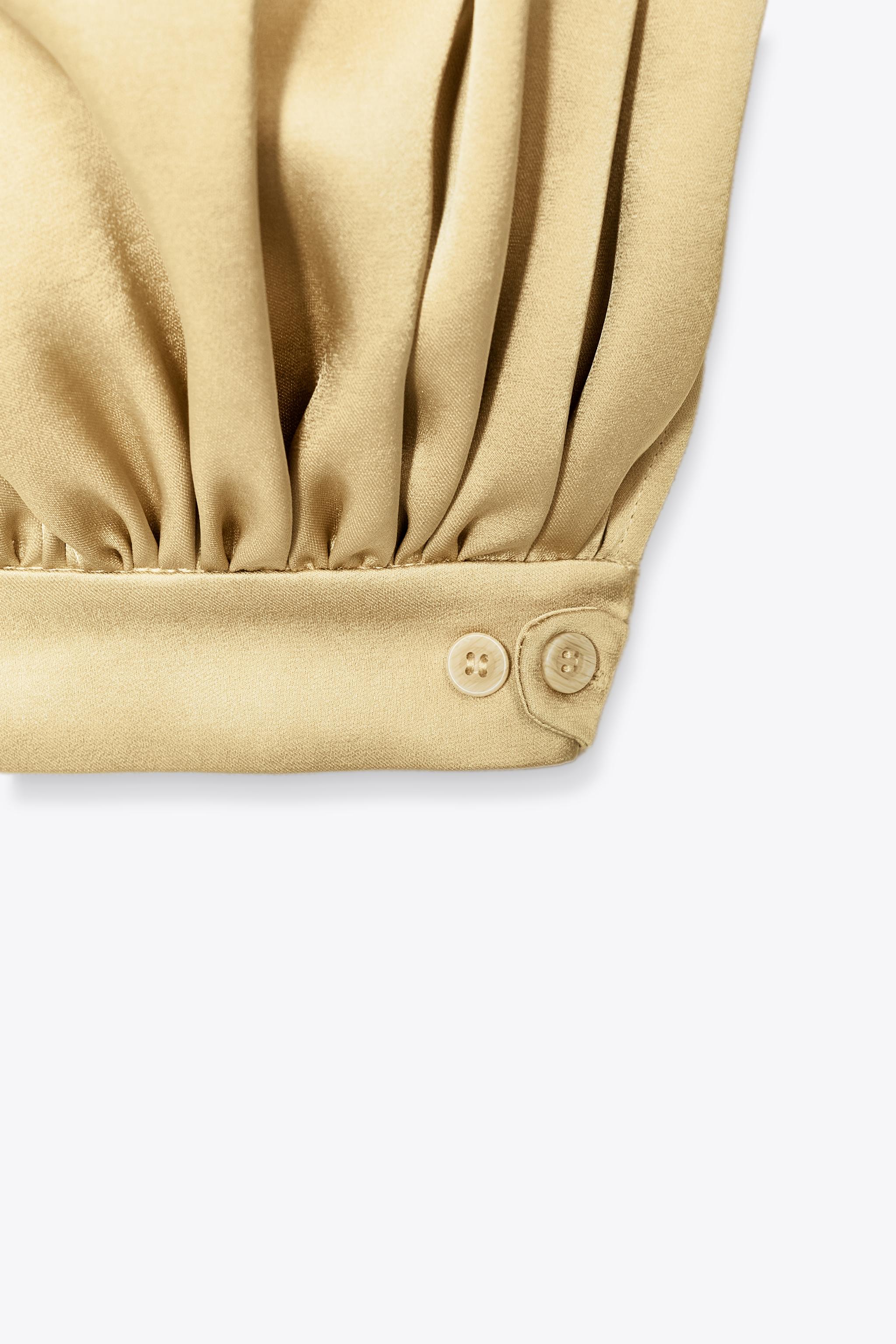 ZW COLLECTION SATIN BALLOON PANTS