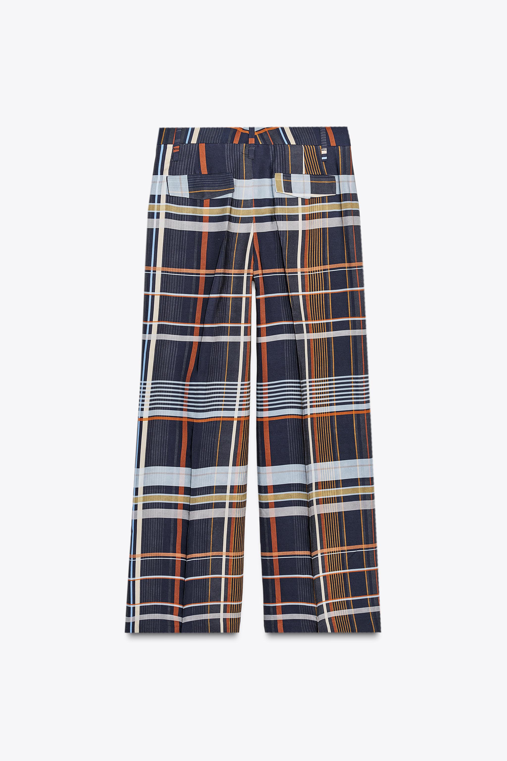 ZW COLLECTION PLAID PANTS