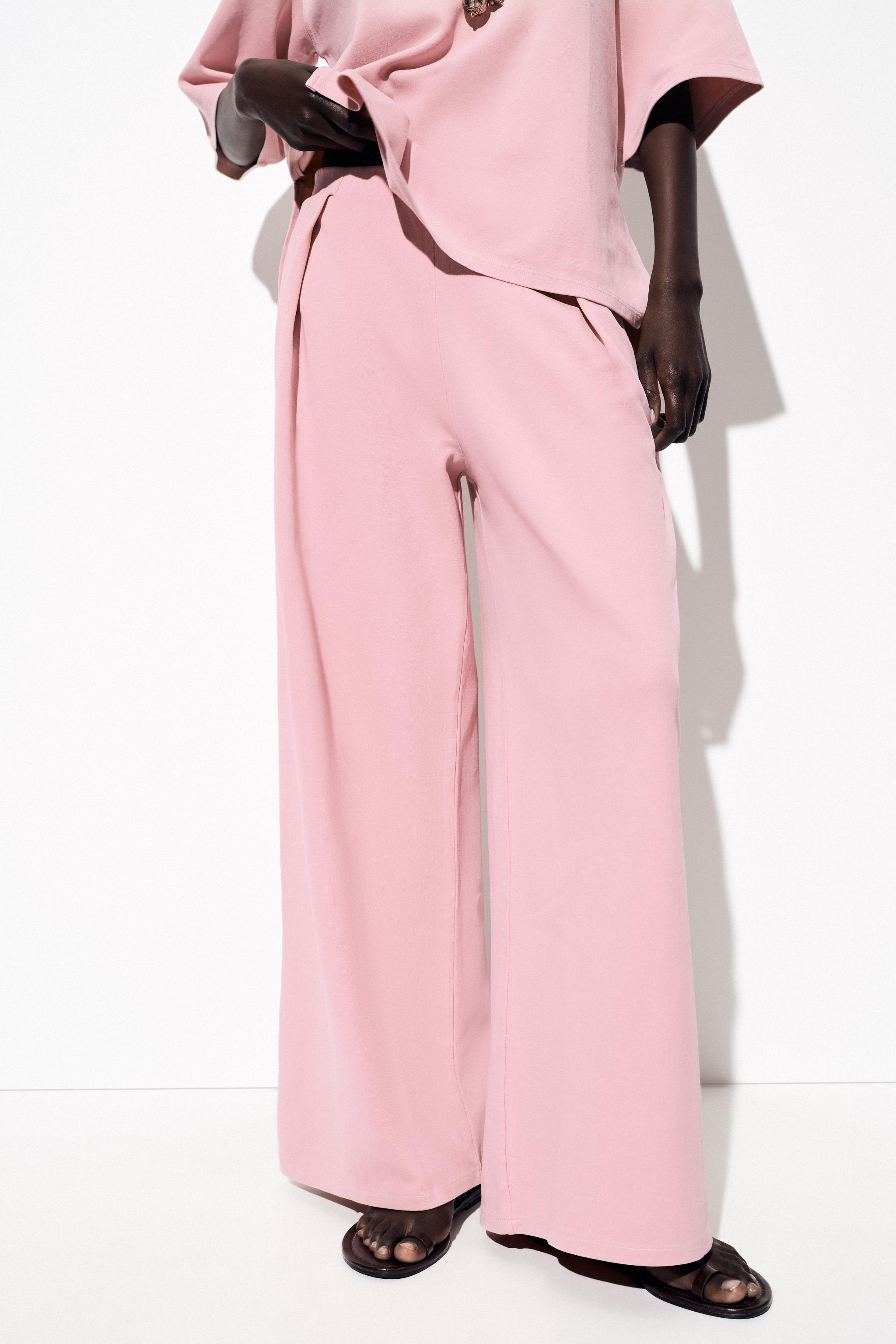 WASHED EFFECT INTERLOCK PANTS