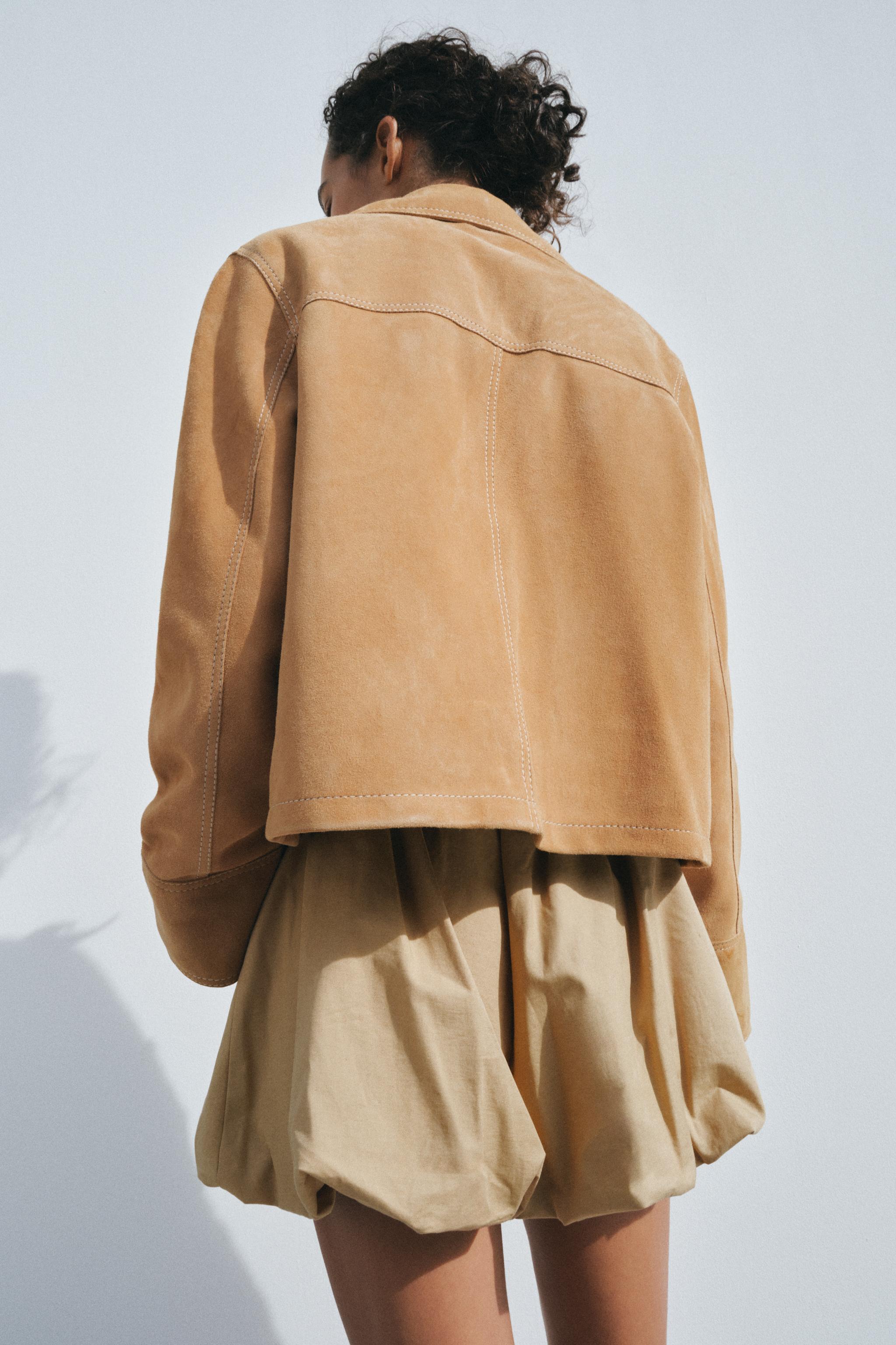 ZW COLLECTION LIMITED EDITION 100% SUEDE JACKET