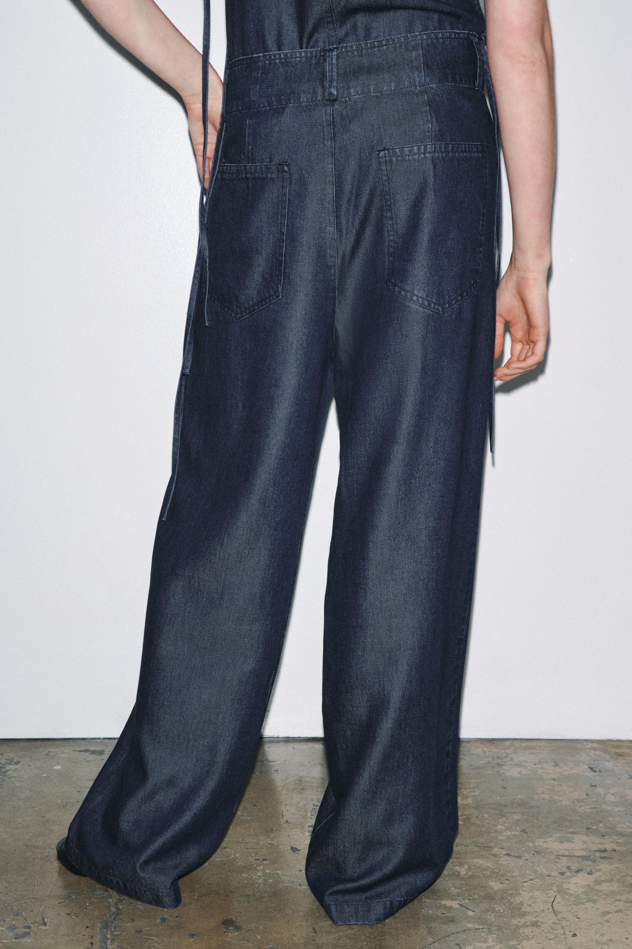 ZW COLLECTION CROSSOVER DENIM PANTS