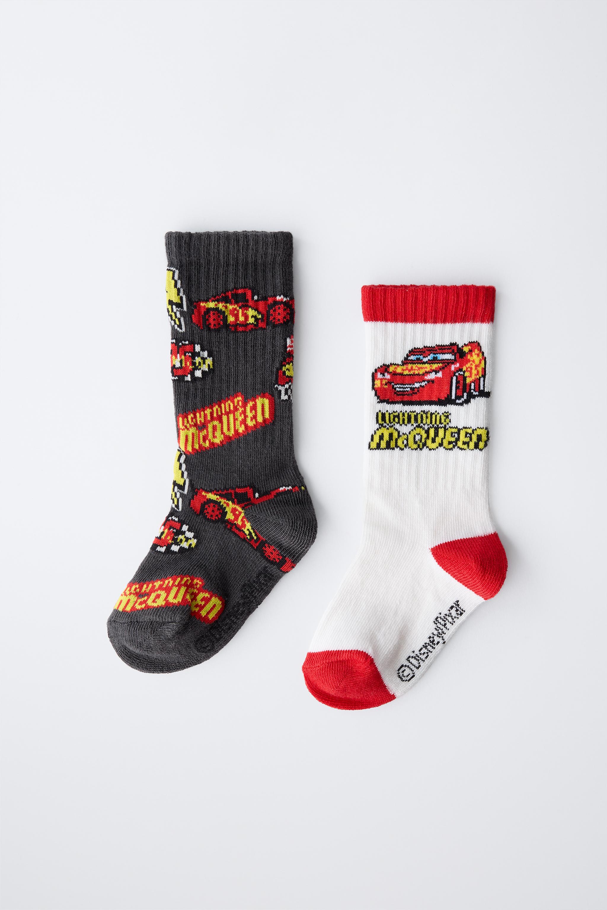 1-6 YEARS/ TWO-PACK OF CARS RAYO MCQUEEN © DISNEY SOCKS