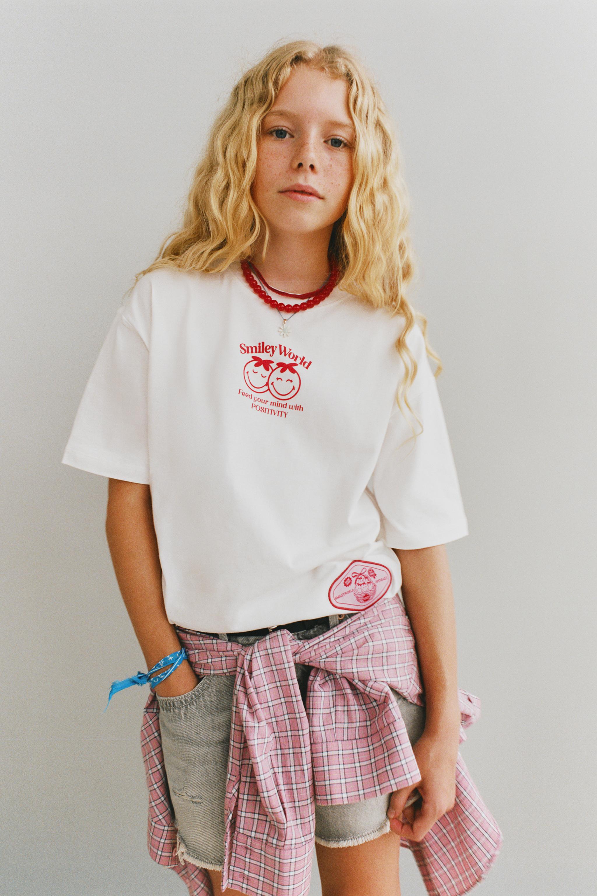 SMILEYWORLD ® PRINT AND PATCH T-SHIRT