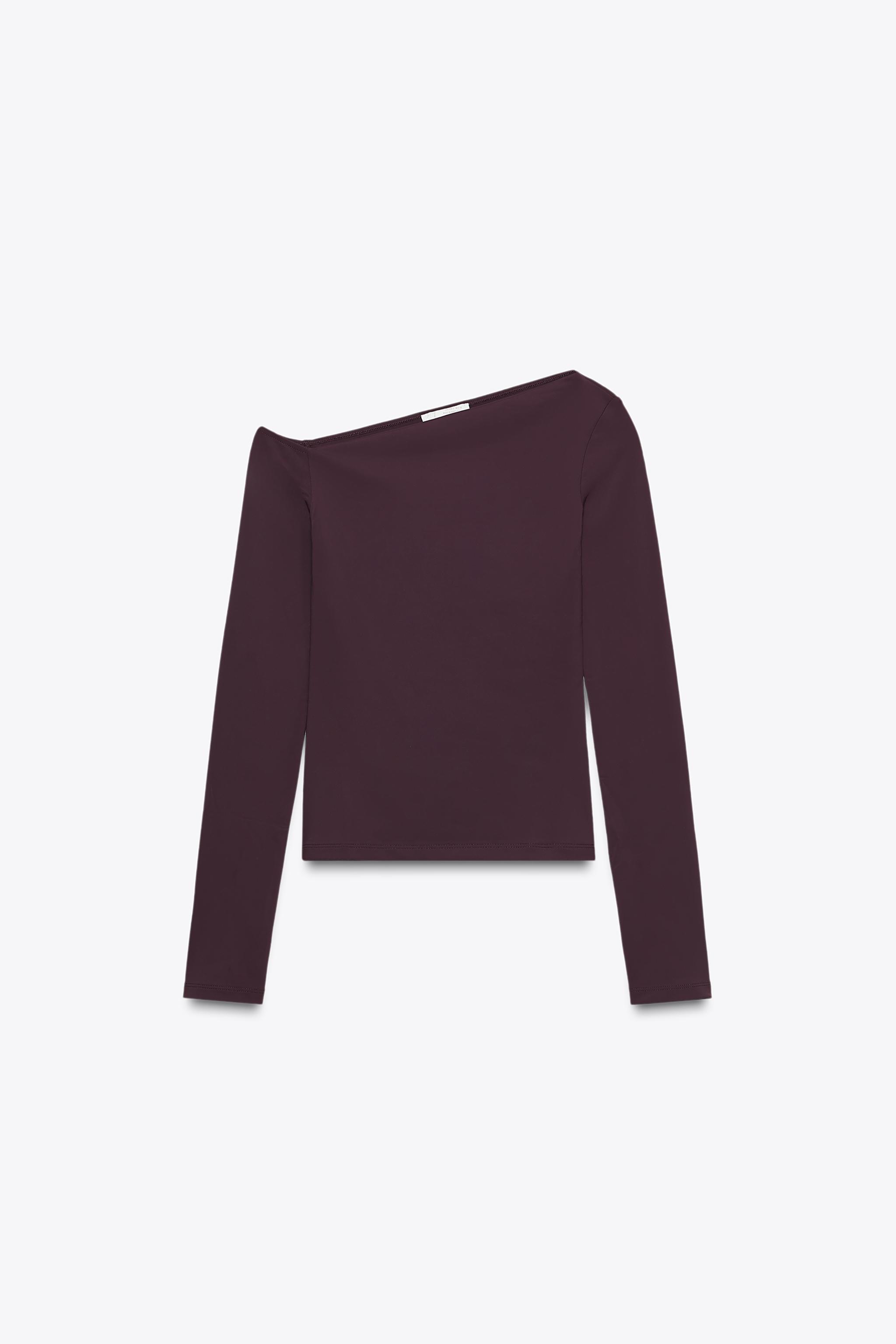 ASYMMETRIC POLYAMIDE T-SHIRT