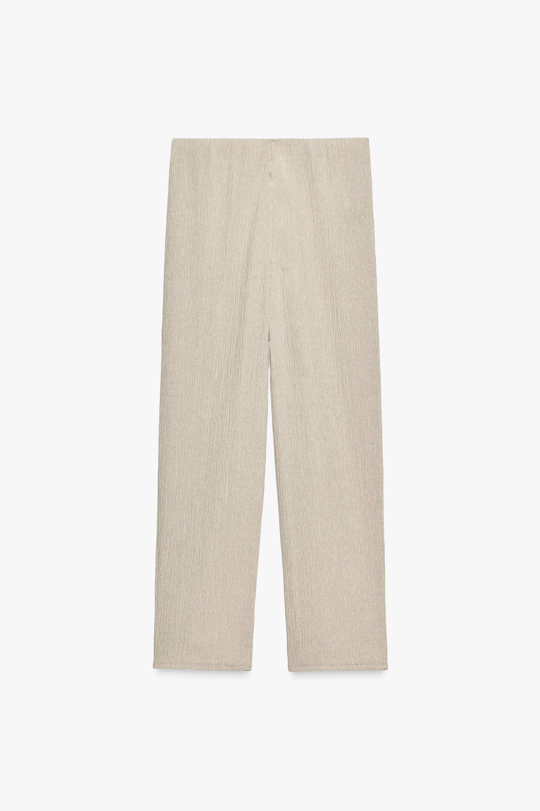 TEXTURED BAGGY PANTS