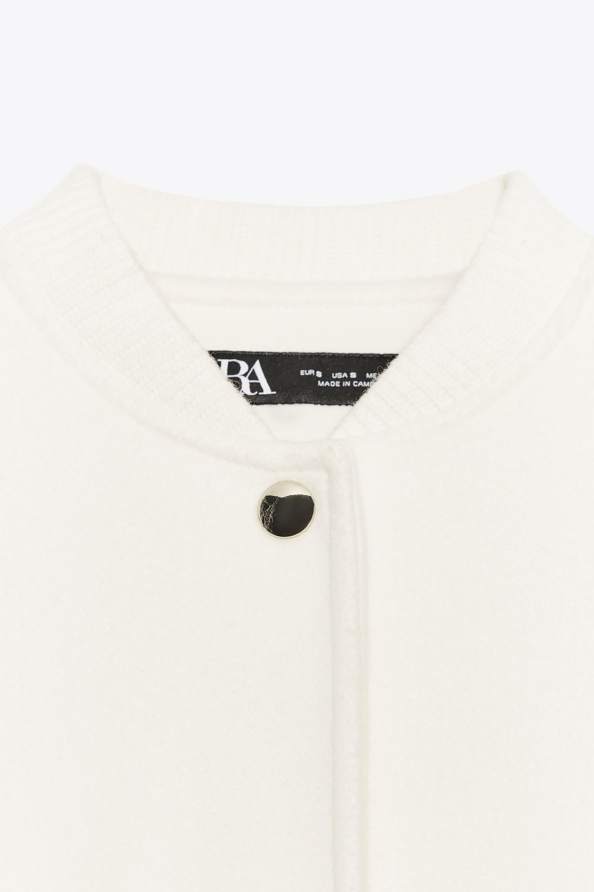 SOFT BOMBER JACKET WITH GOLDEN BUTTONS