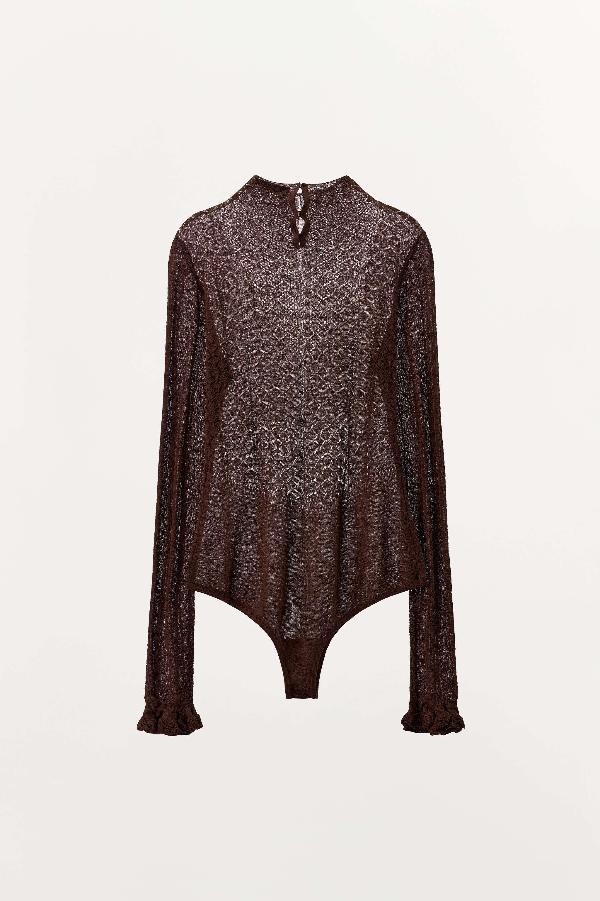 COMBINATION KNIT BODYSUIT