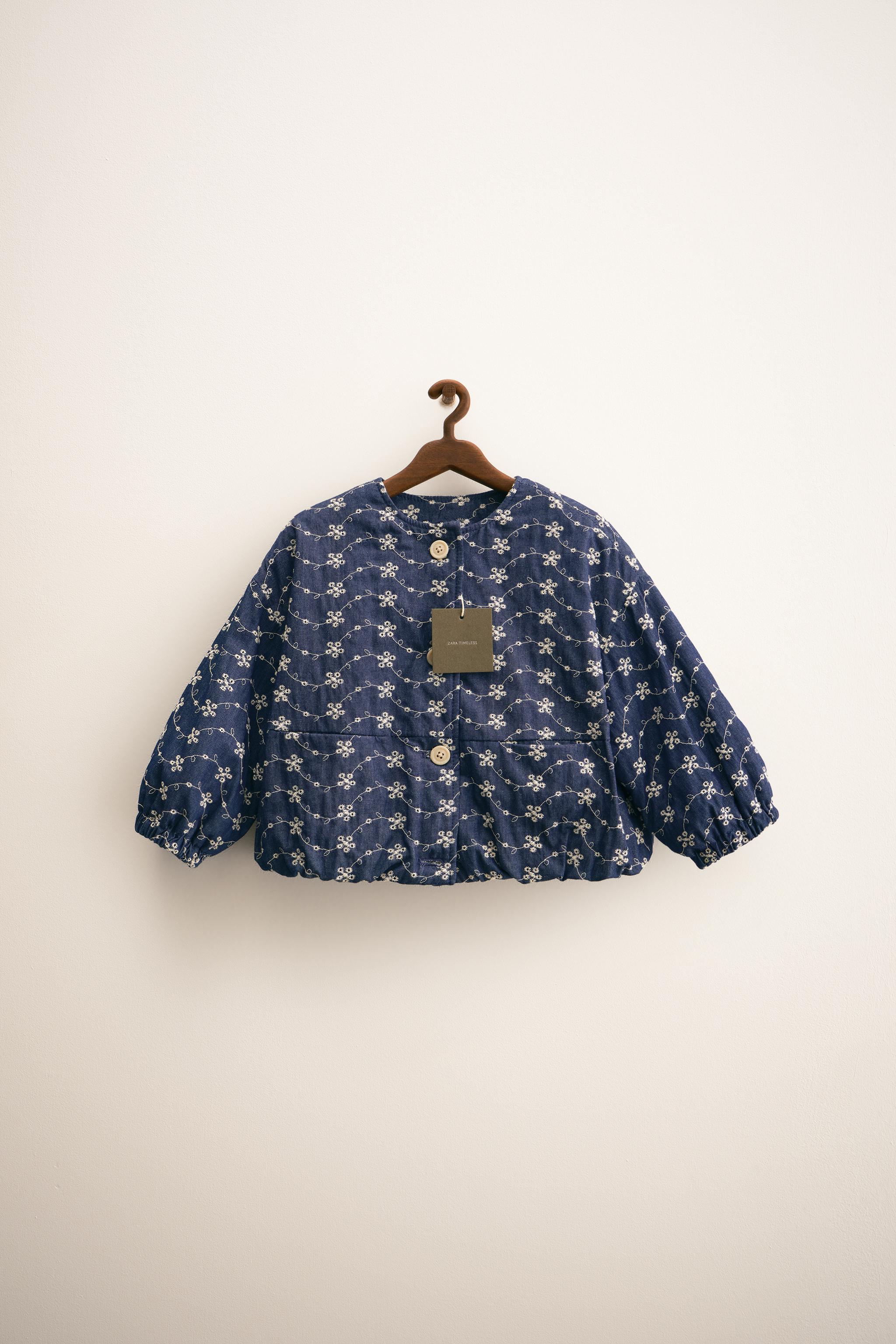 ZARA TIMELESS - EMBROIDERED FLORAL JACKET