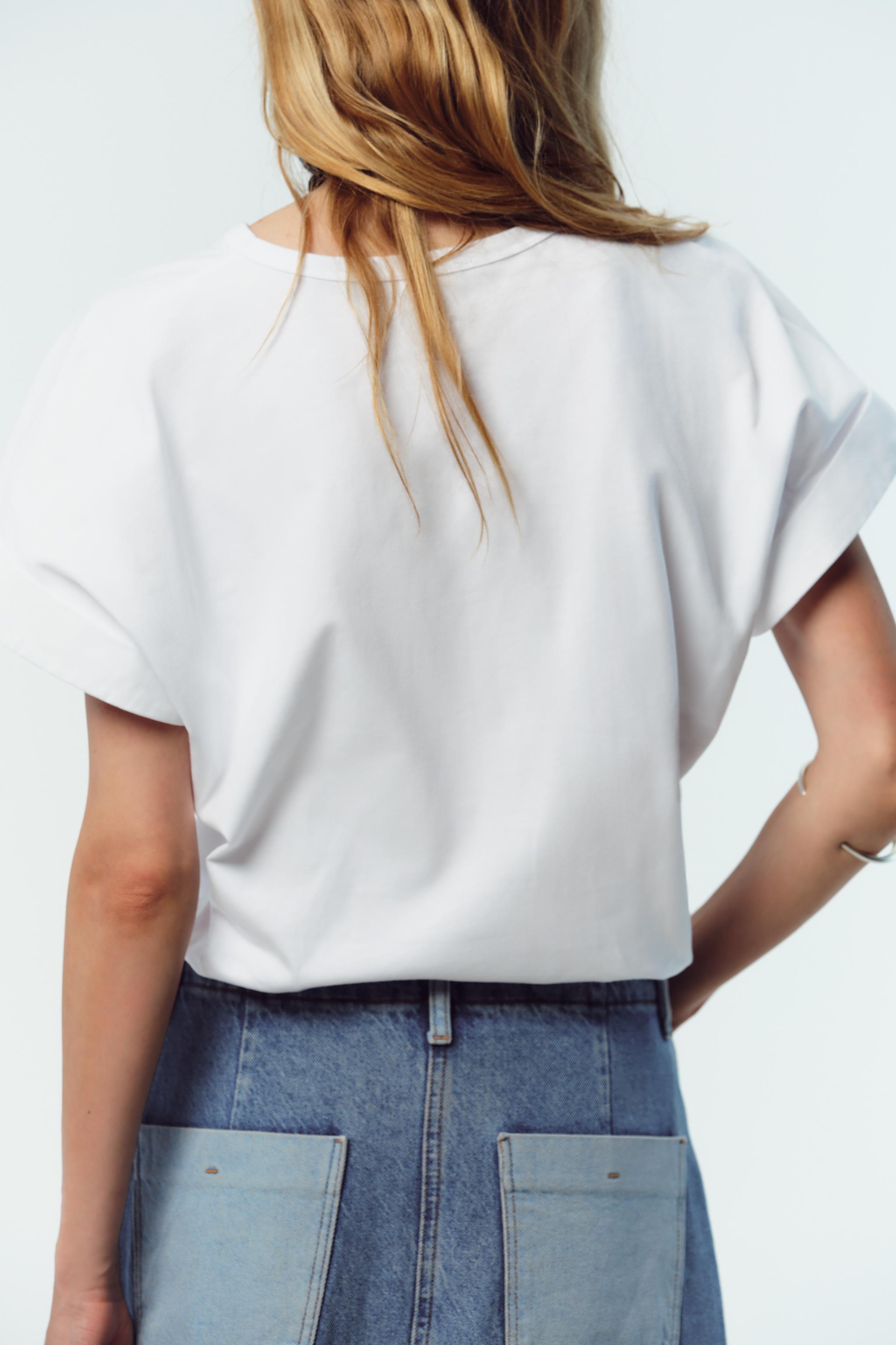 POPLIN POCKET T-SHIRT