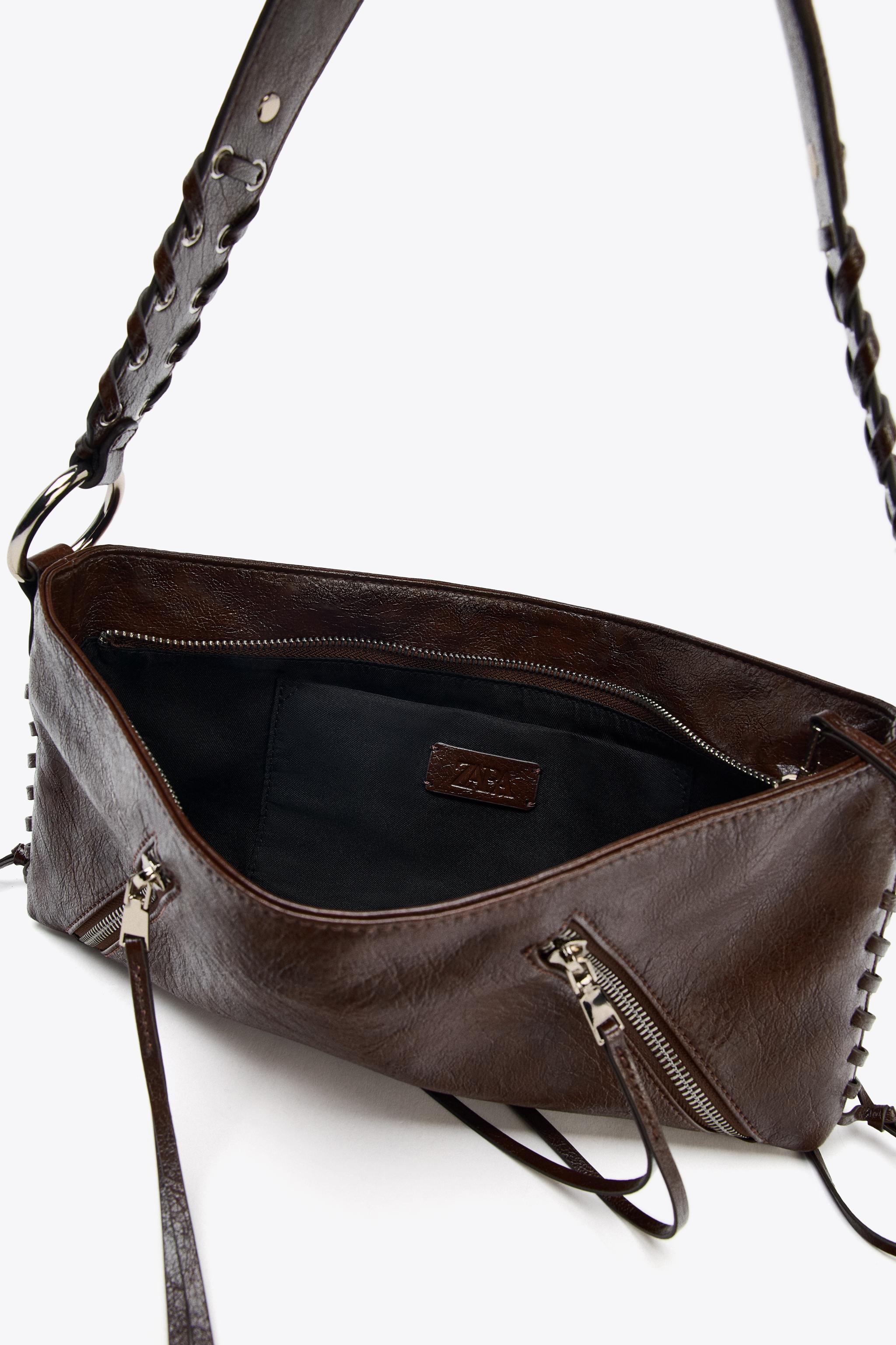 ZIPPER SHOULDER BAG