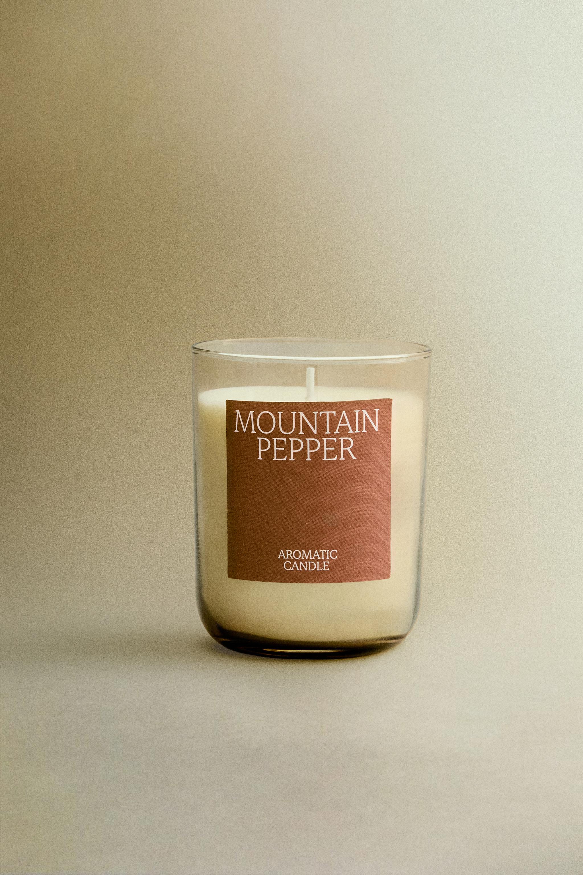 (250 G) MOUNTAIN PEPPER SCENTED CANDLE