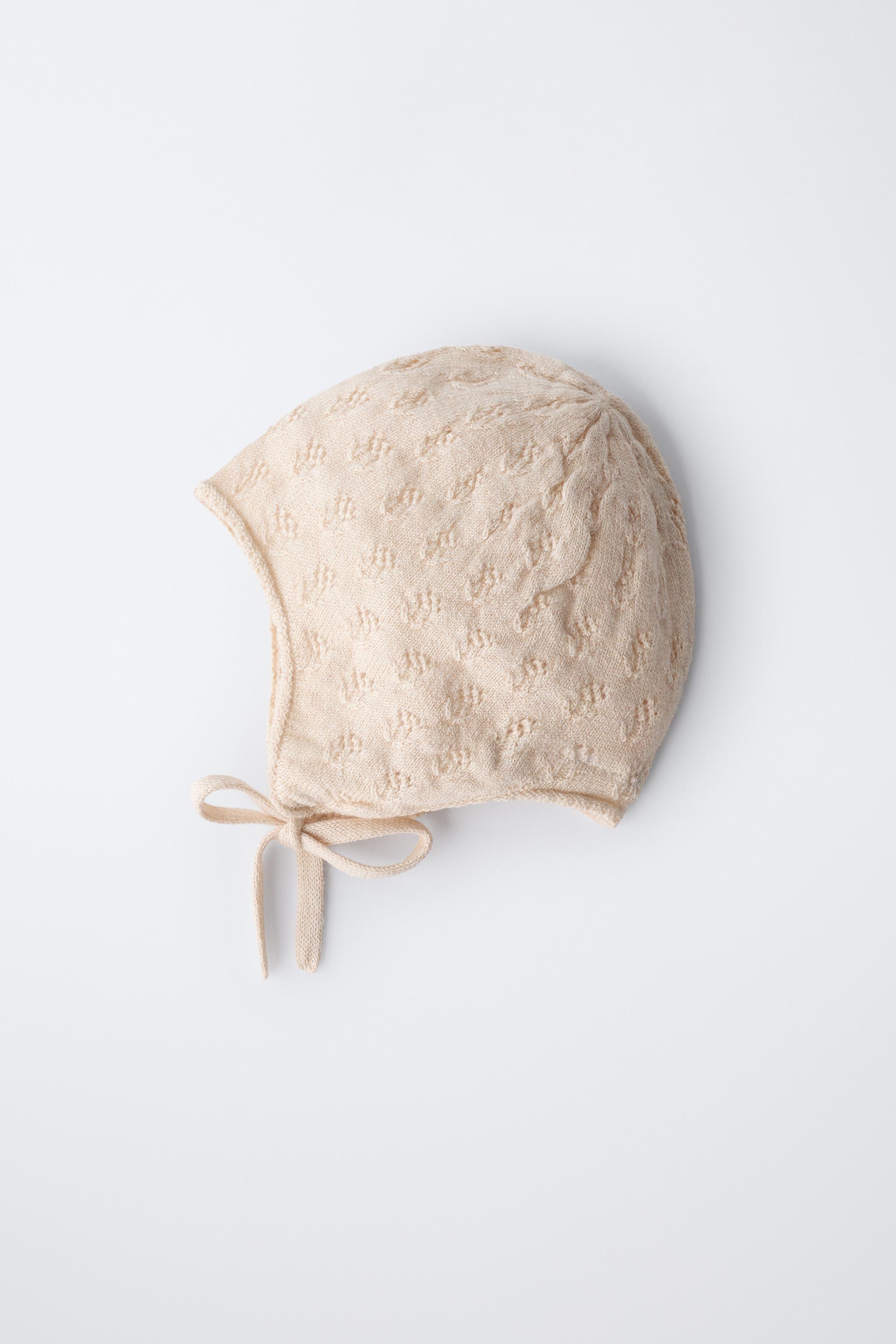 KNIT BONNET COTTON, SILK AND CASHMERE TEXTURE
