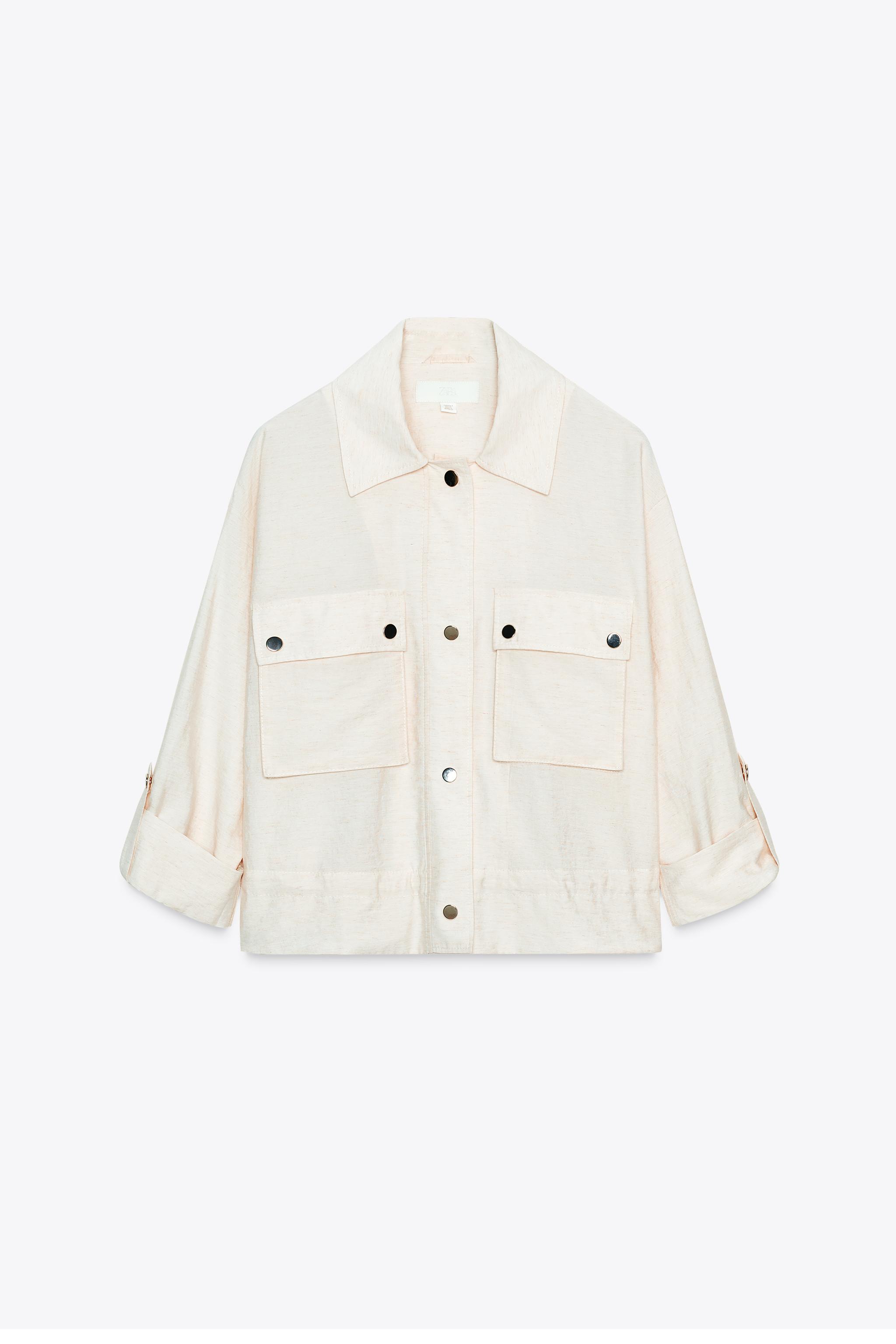 SHORT SLEEVE ROLLED-UP SAFARI SHIRT